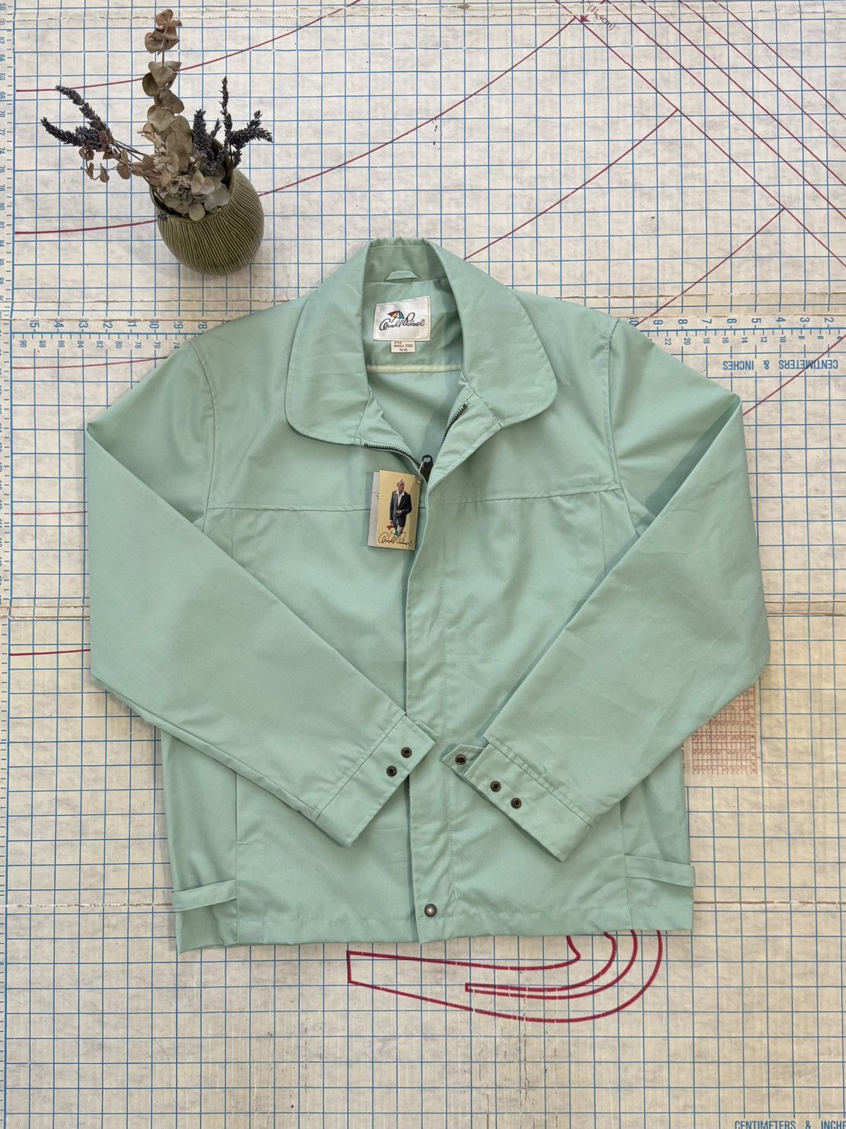 Other × Vintage NWT Vintage Arnold Palmer Mint Green Golf Jacket Size Medium Size US M / EU 48-50 / 2 - 10 Thumbnail