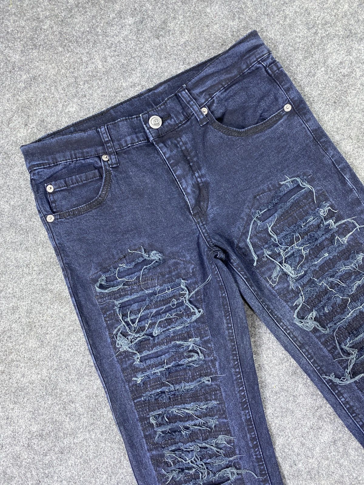 Cheap Monday × Japanese Brand Cheap Monday Japan Punk Stretchable Skinny Jeans -J1102 Size US 28 / EU 44 - 3 Thumbnail