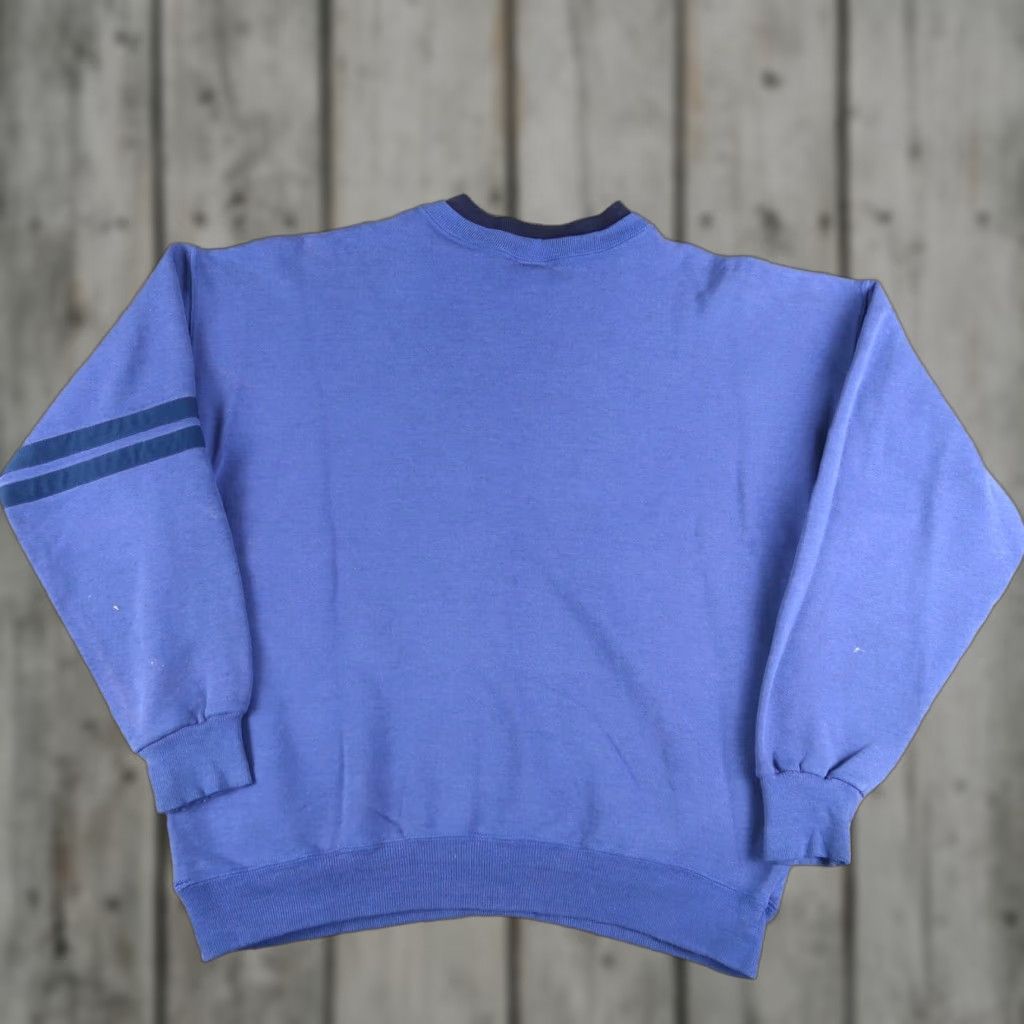 Nike VINTAGE Nike Sweatshirt Crewneck XL Blue 90s USA College City Logo Embroidered Swoosh Men Size US XL / EU 56 / 4 - 1 Thumbnail