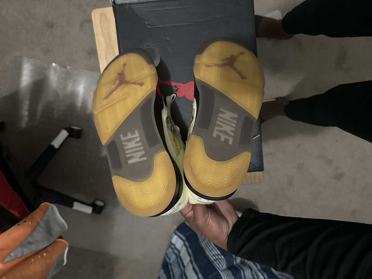 Nike × Off-White OFF WHITE RETRO 5 SAIL Size US 12 / EU 45 - 3 Thumbnail