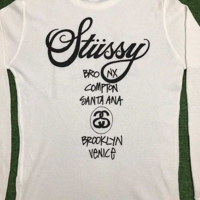 Sex Skateboards × Stussy SY0092 VTG 90s STUSSY TOUR LONG SLEEVE TEE Size US S / EU 44-46 / 1 - 2 Thumbnail