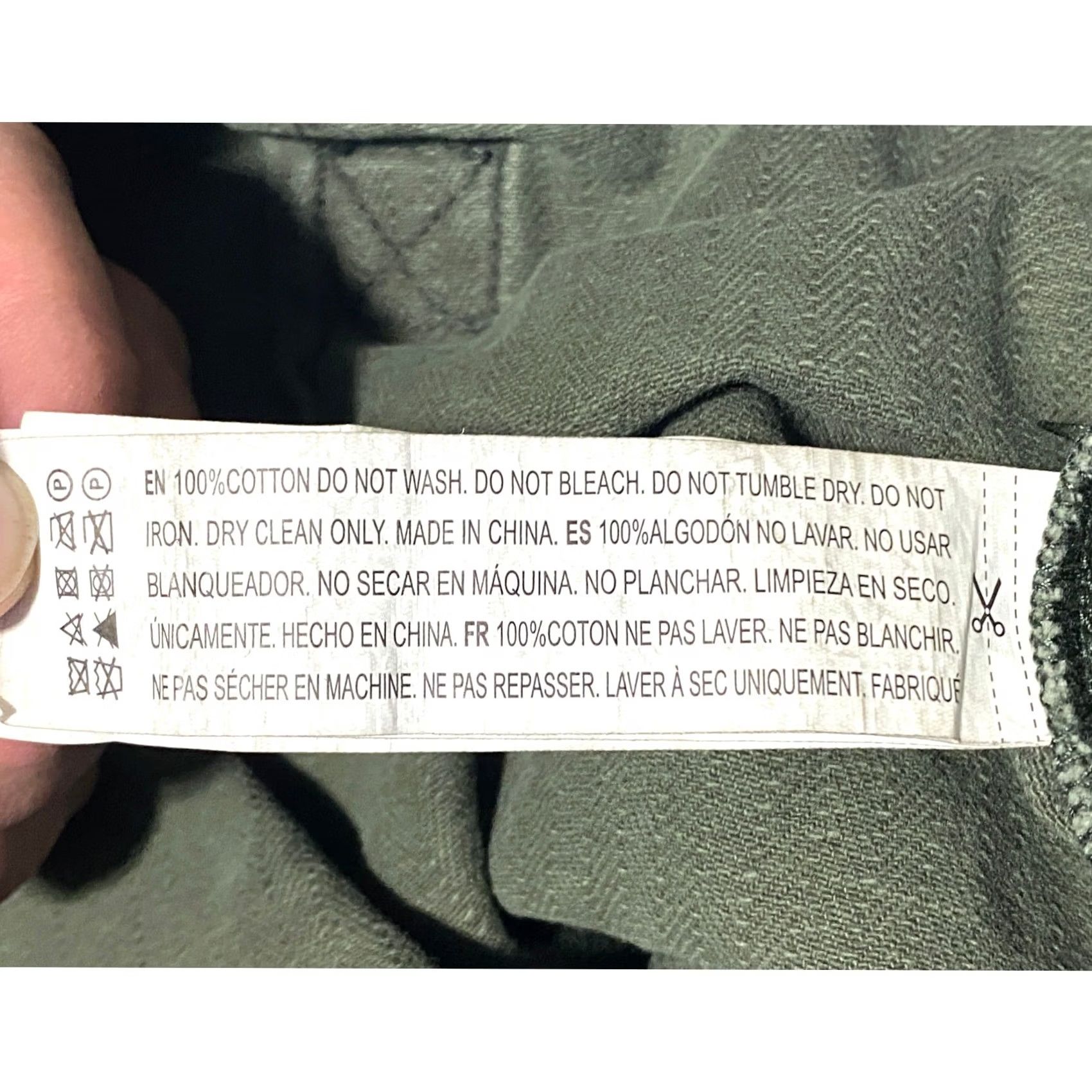 Forever 21 Forever 21 Denim Mini Skirt M Utility Army Green Y2K Grunge Fairy Cargo Pockets City Hip Hop Streetwear Ladies Size 32" / US 10 / IT 46 - 6 Thumbnail