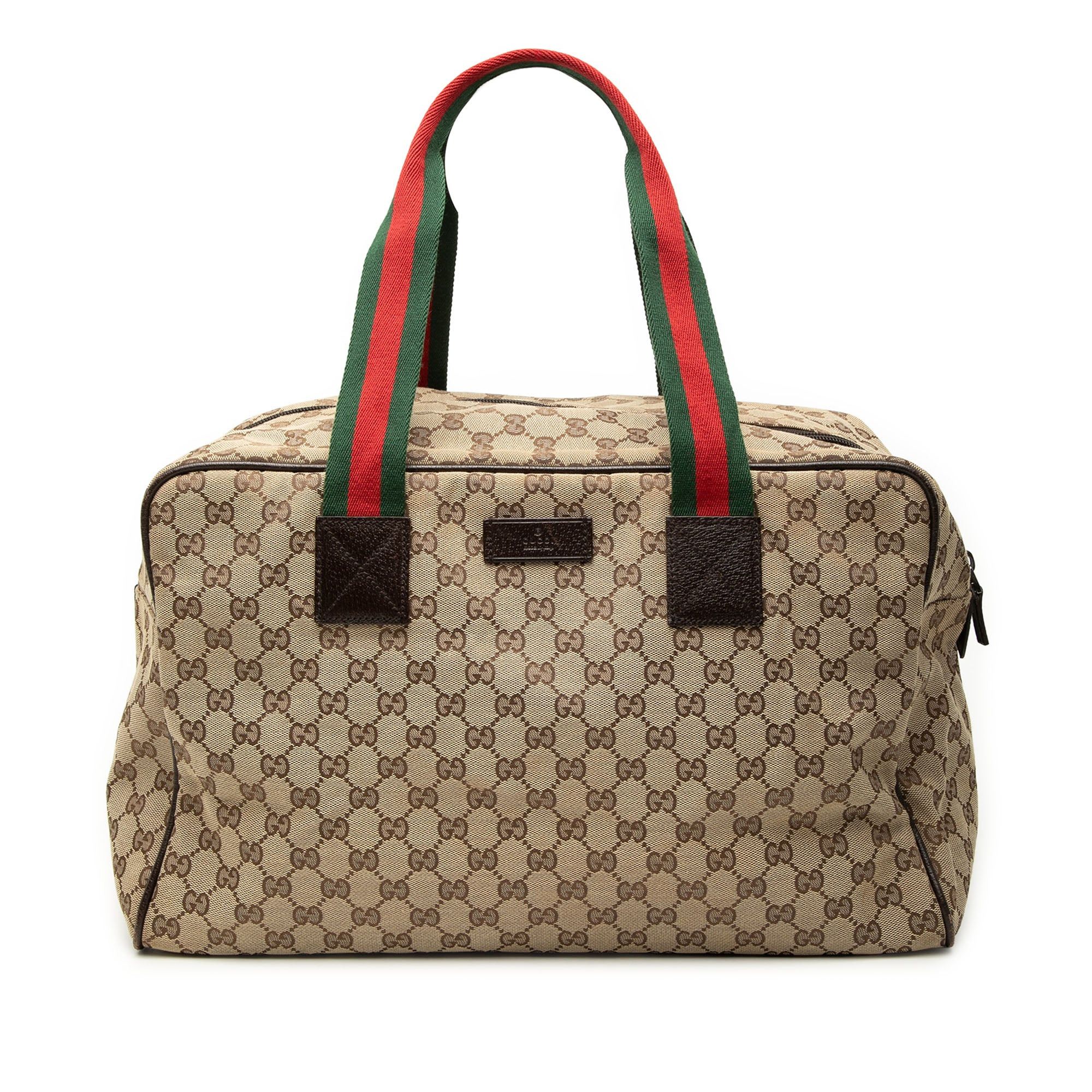 Gucci GG Canvas Web Duffle Bag Size ONE SIZE - 1 Thumbnail
