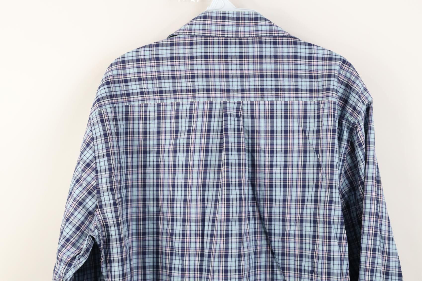 Peter Millar Peter Millar Crown Ease Flannel Collared Button Shirt Plaid Size US L / EU 52-54 / 3 - 9 Thumbnail
