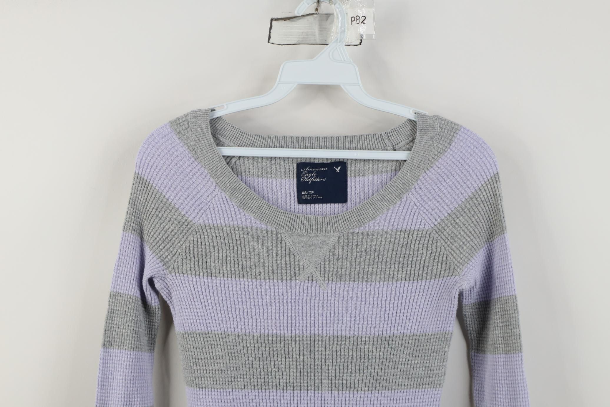 American Eagle Outfitters Vintage Y2K American Eagle Outfitters Thermal T-Shirt Size XS / US 0-2 / IT 36-38 - 2 Thumbnail