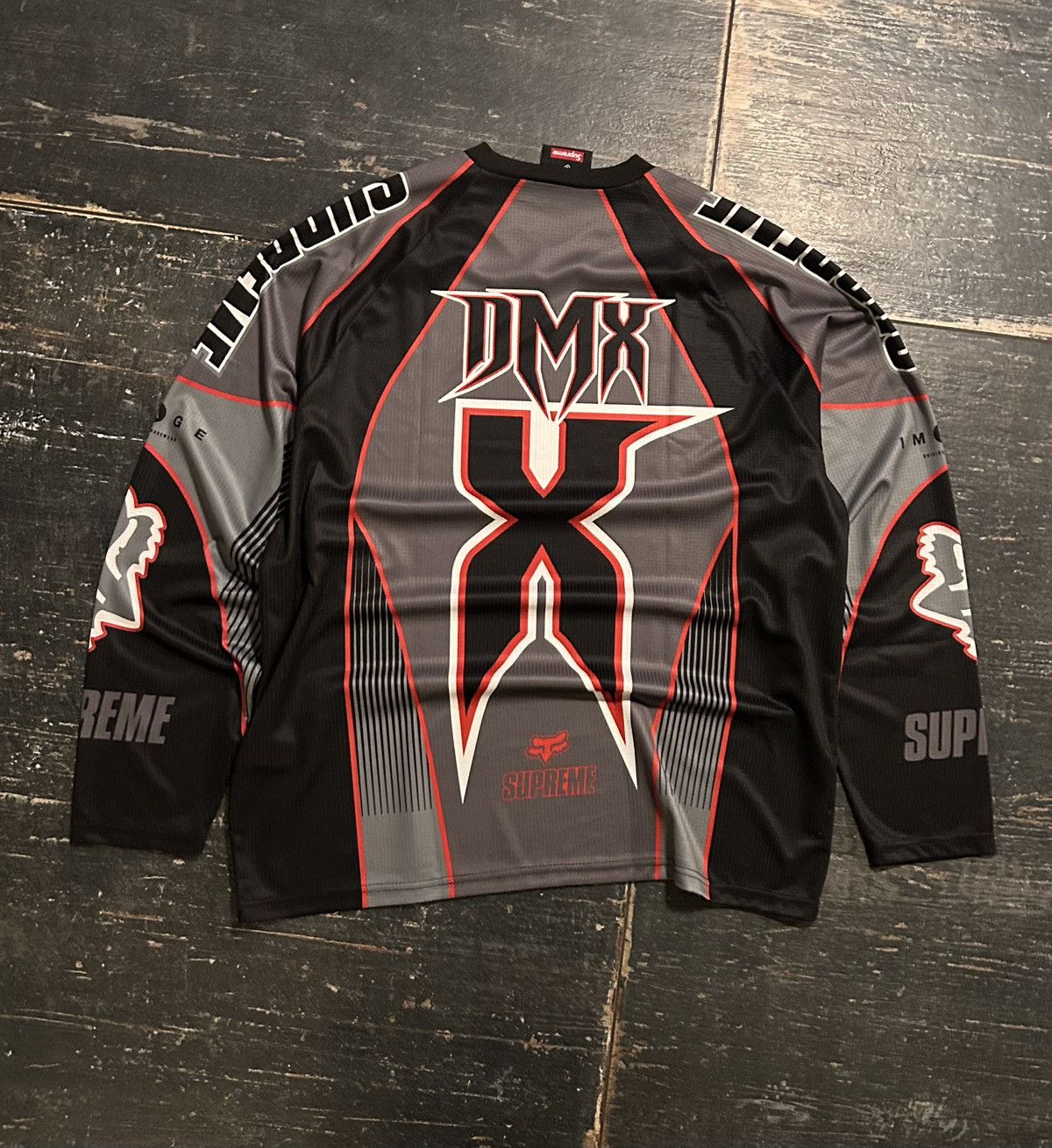 Fox Racing × Supreme Supreme x Fox Racing DMX Jersey Black Size US L / EU 52-54 / 3 - 6 Thumbnail