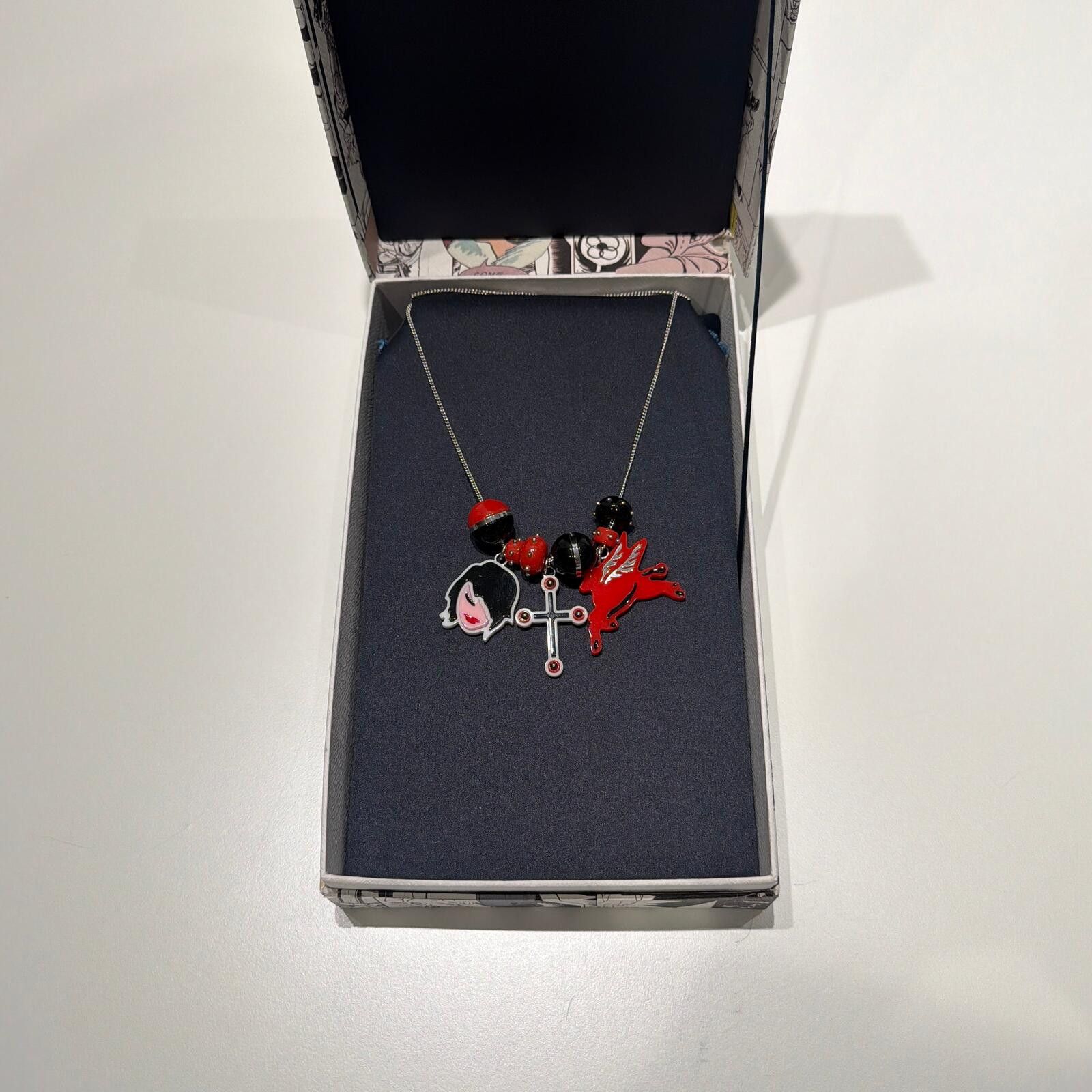 Prada Prada SS18 Pop Comic Necklace Size ONE SIZE - 1 Thumbnail