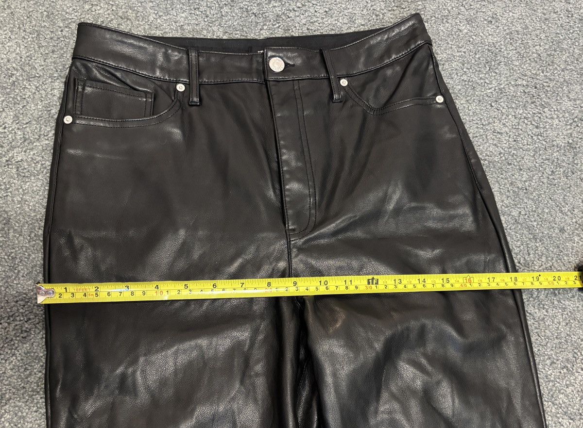 Express Express 90s slim Super High Rise Faux Leather Pants - sz 10R Size 32" / US 10 / IT 46 - 7 Thumbnail