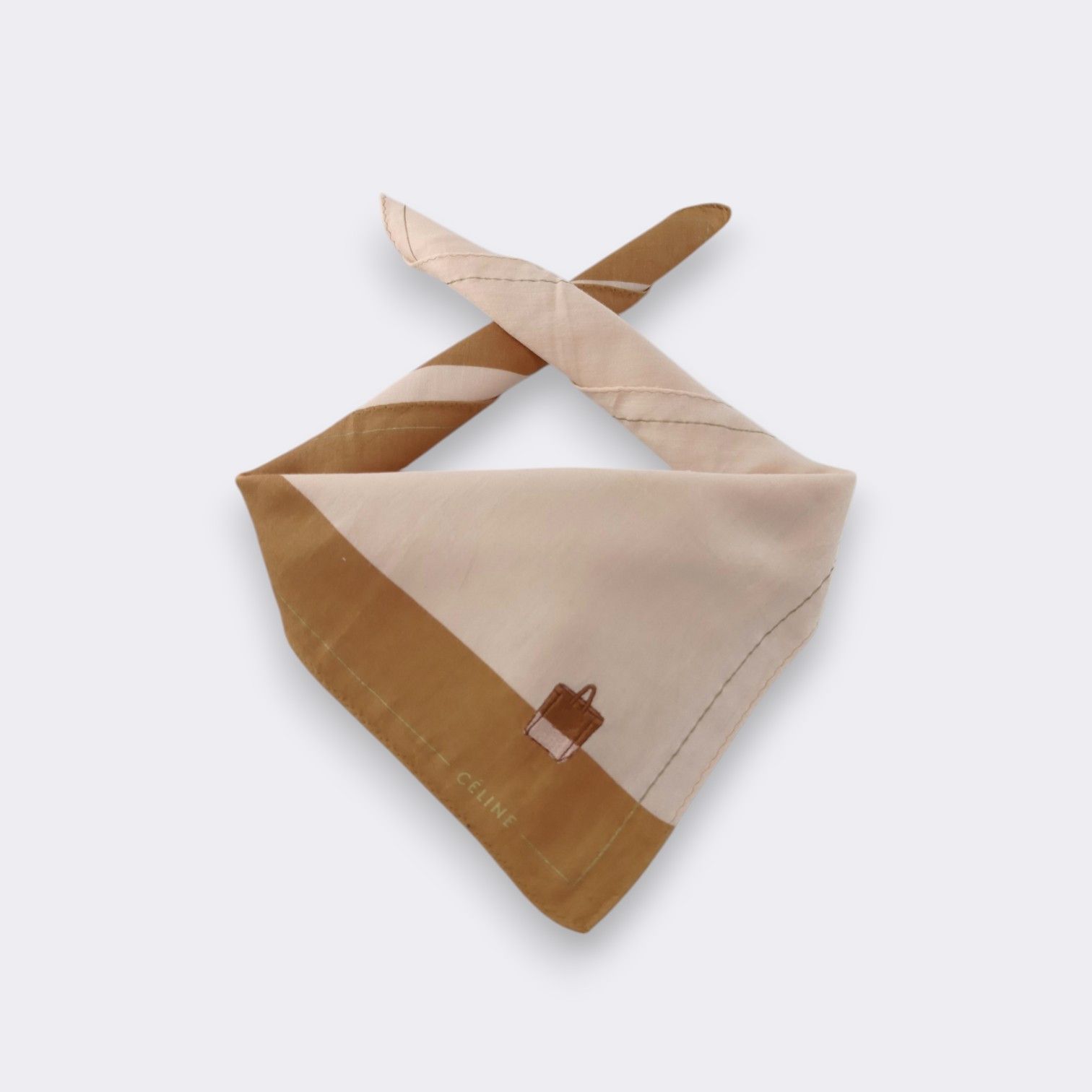 Celine Vintage Celine Handkerchief Neckerchief Bandana H531I Size ONE SIZE - 1 Thumbnail