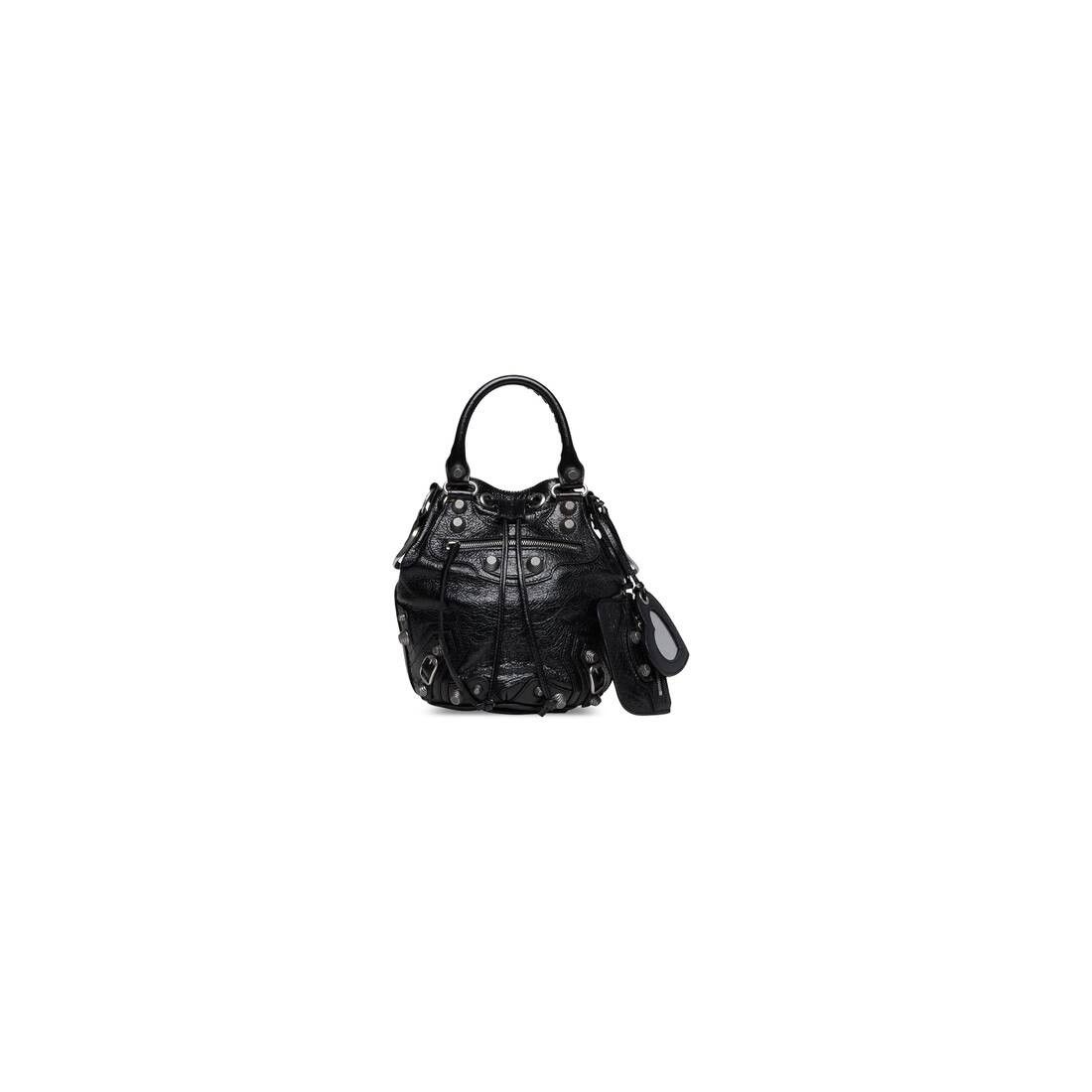 Balenciaga o1w1db10525 Size: OS / Le Cagole Small Bucket Bag in Black Size ONE SIZE - 7 Thumbnail
