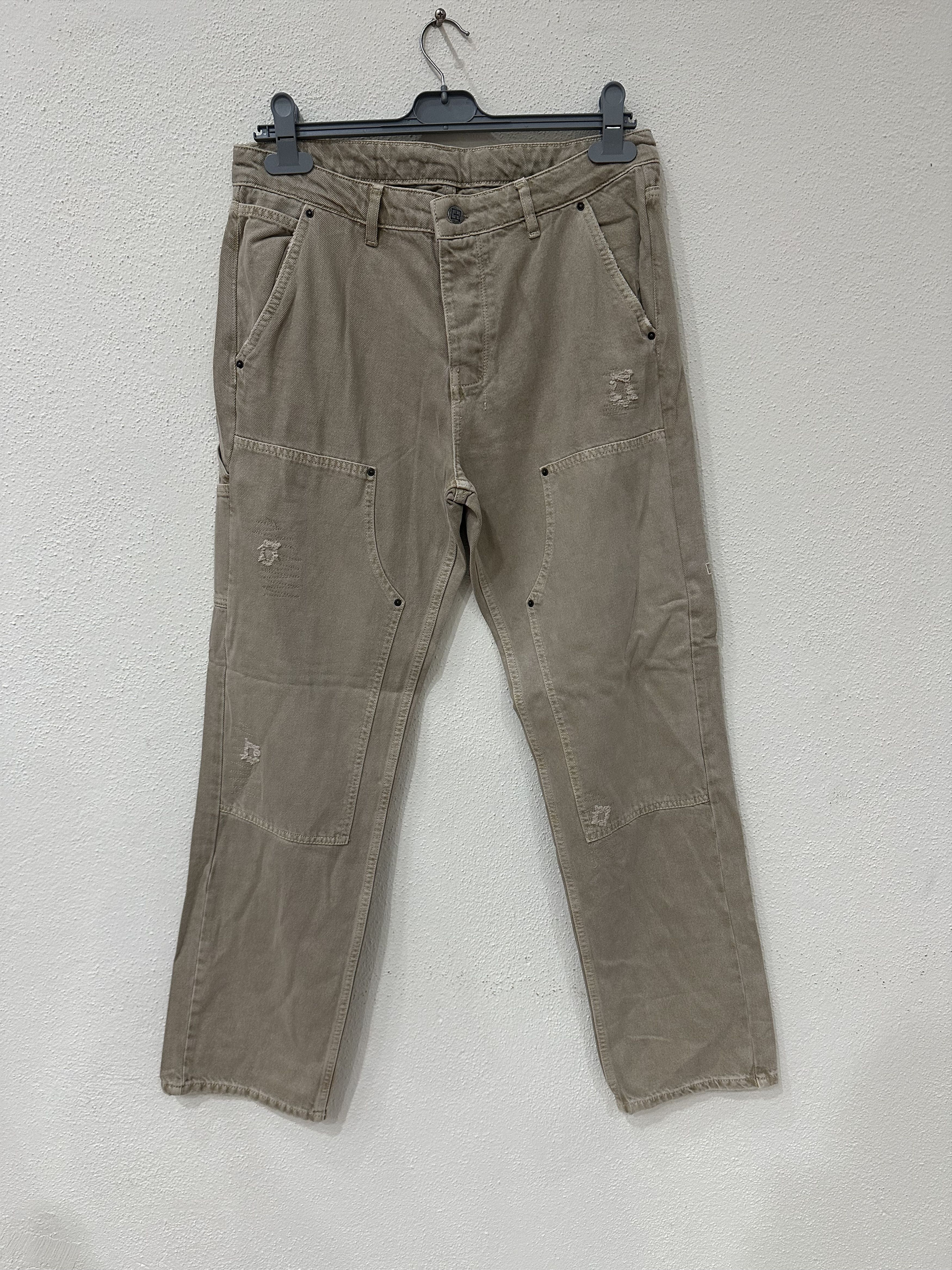 Ksubi Ksubi Operator Double Knee Jeans Brown Size 33 Size US 33 - 1 Thumbnail