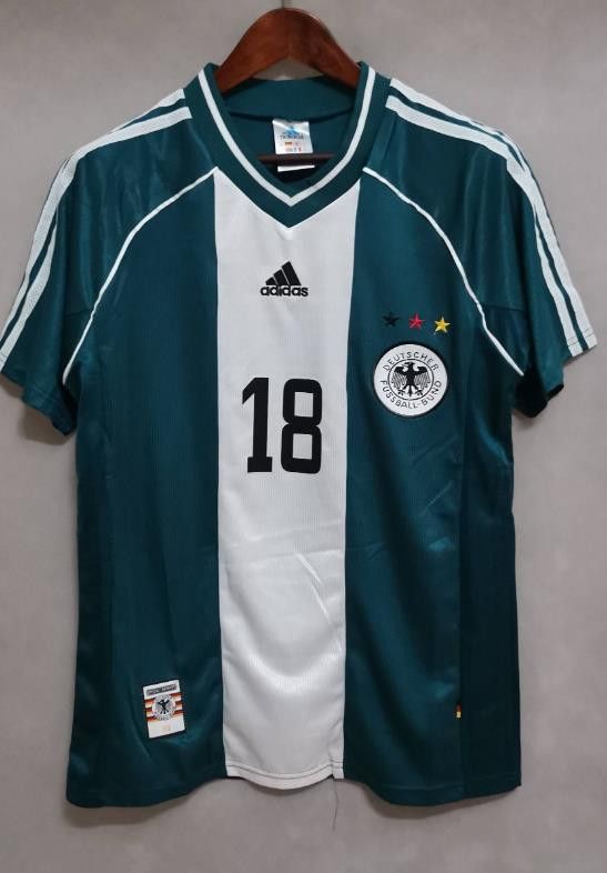 Other 18 Jürgen Klinsmann Jersey 1998 Germany Jersey Away Size US M / EU 48-50 / 2 - 1 Thumbnail