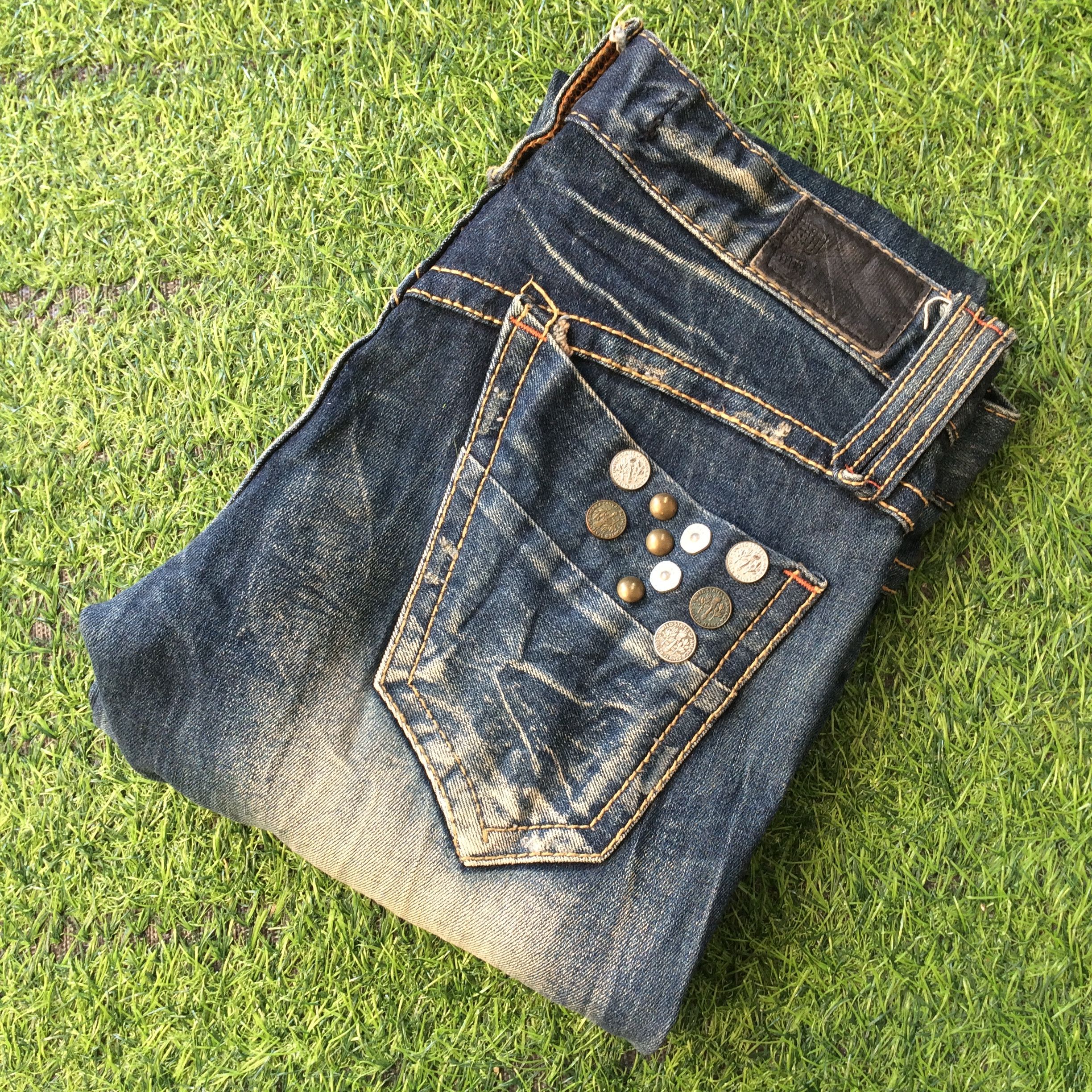 Japanese Brand Low Waist Lolita Japanese Jeans #D-590 Size 28" / US 6 / IT 42 - 9 Thumbnail