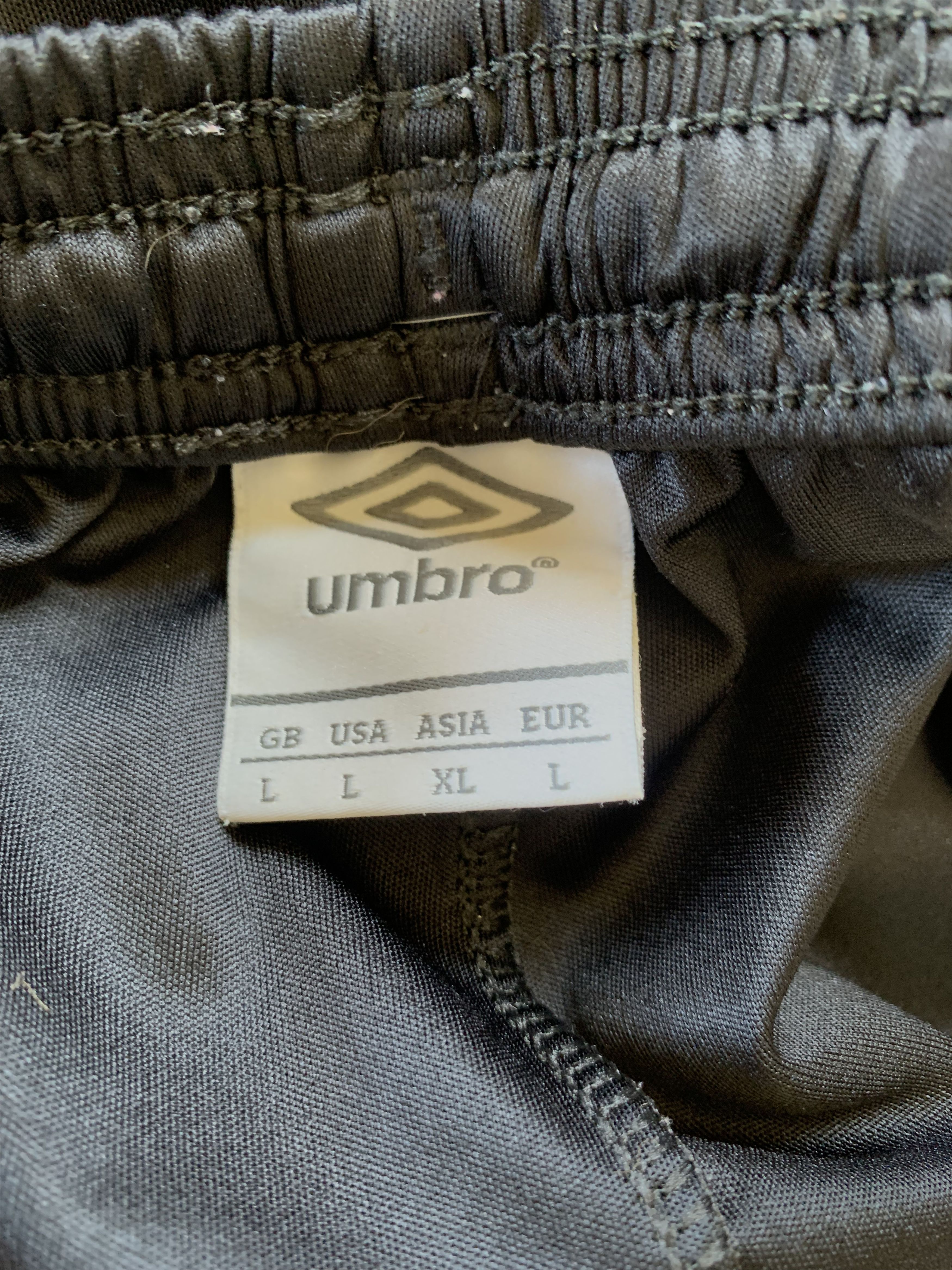 Umbro × Vintage Vintage Umbro Black Monograme Training Shorts Size US 33 - 6 Thumbnail