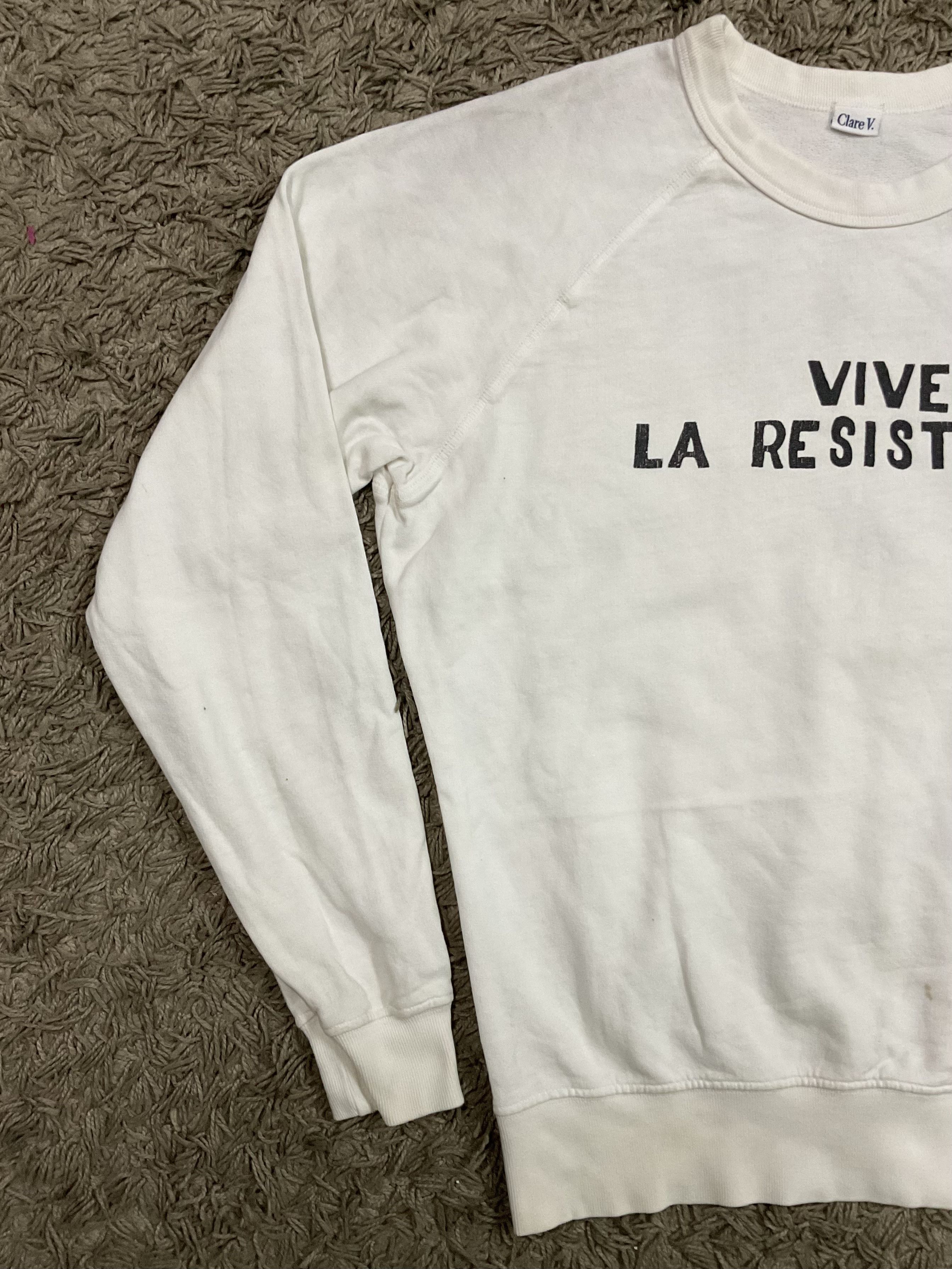 Clare V. Clare V. Vive La Resistance sweatshirt Size S / US 4 / IT 40 - 2 Thumbnail