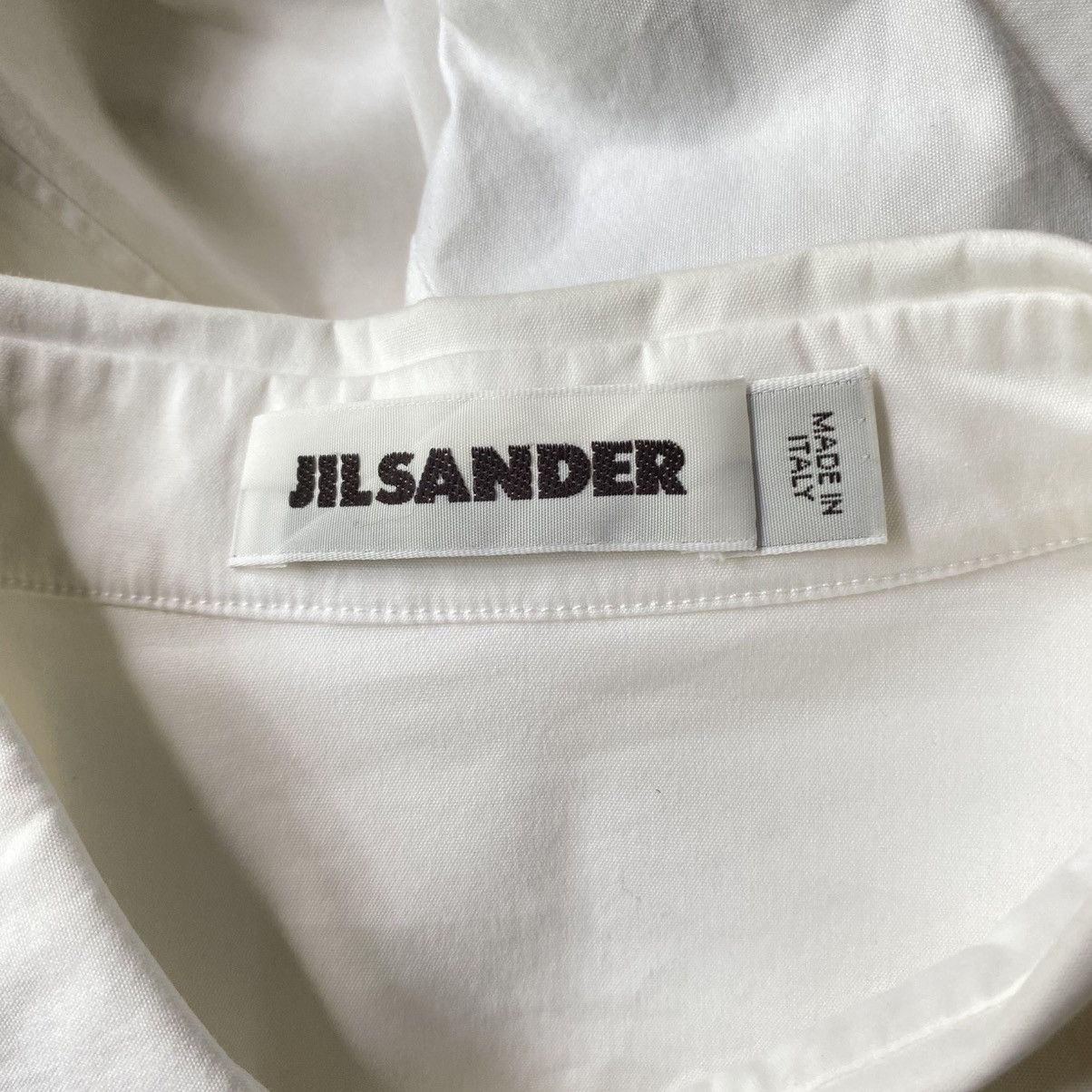 Jil Sander JIL SANDER White Collared Button-Down Blouse Size XXS / US 00 / IT 34 - 5 Thumbnail