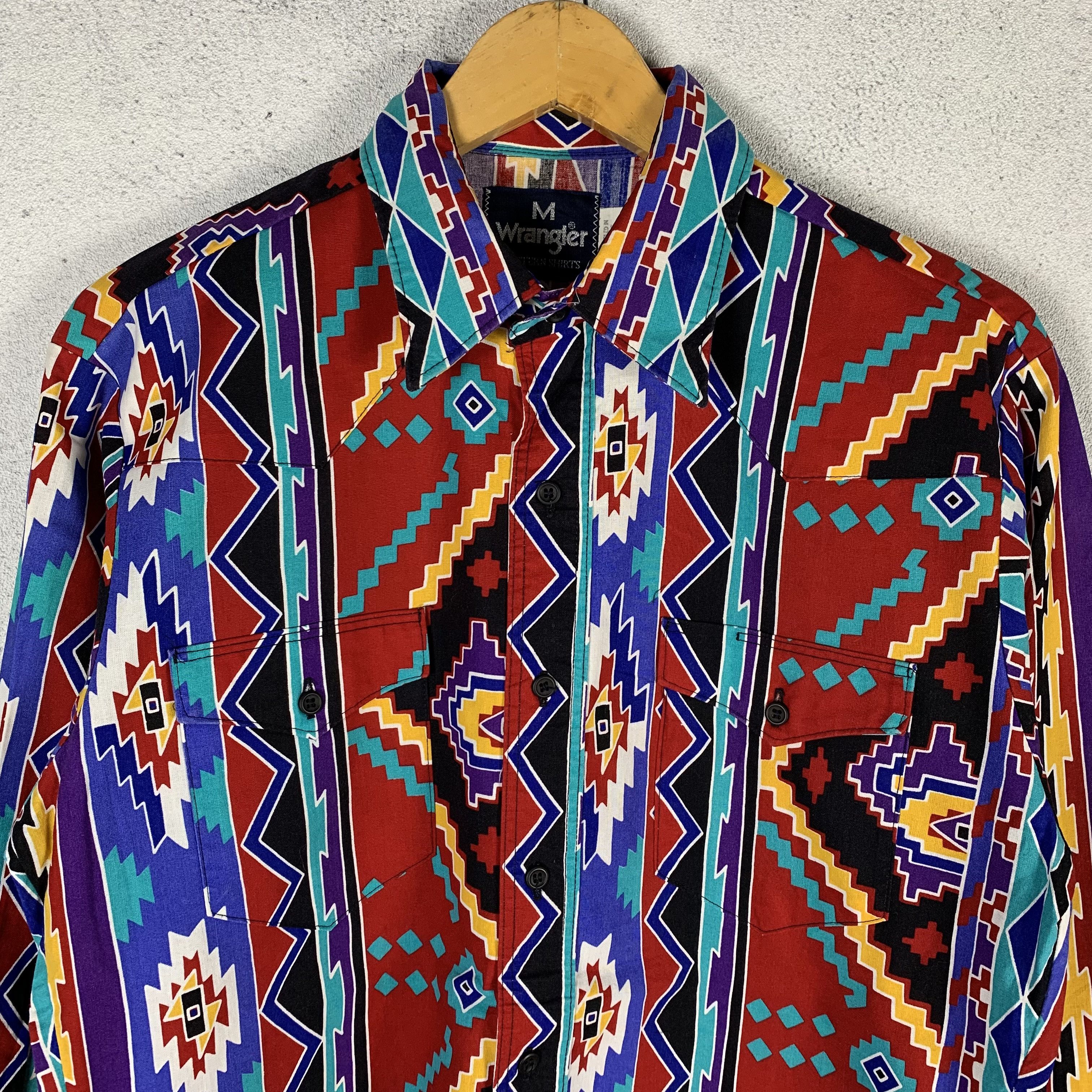 Wrangler Vintage Wrangler Western Shirt Size US M / EU 48-50 / 2 - 2 Thumbnail