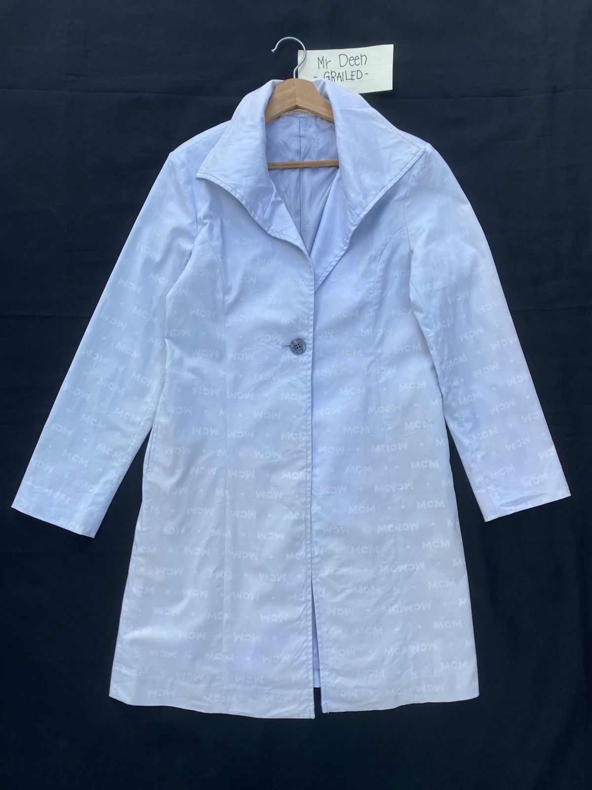 MCM Rare Vintage MCM Monogram Logos Long Coat Size M / US 6-8 / IT 42-44 - 4 Thumbnail
