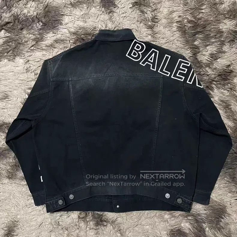 Balenciaga Balenciaga Logo letter print square neck single-breasted l Size US L / EU 52-54 / 3 - 2 Thumbnail