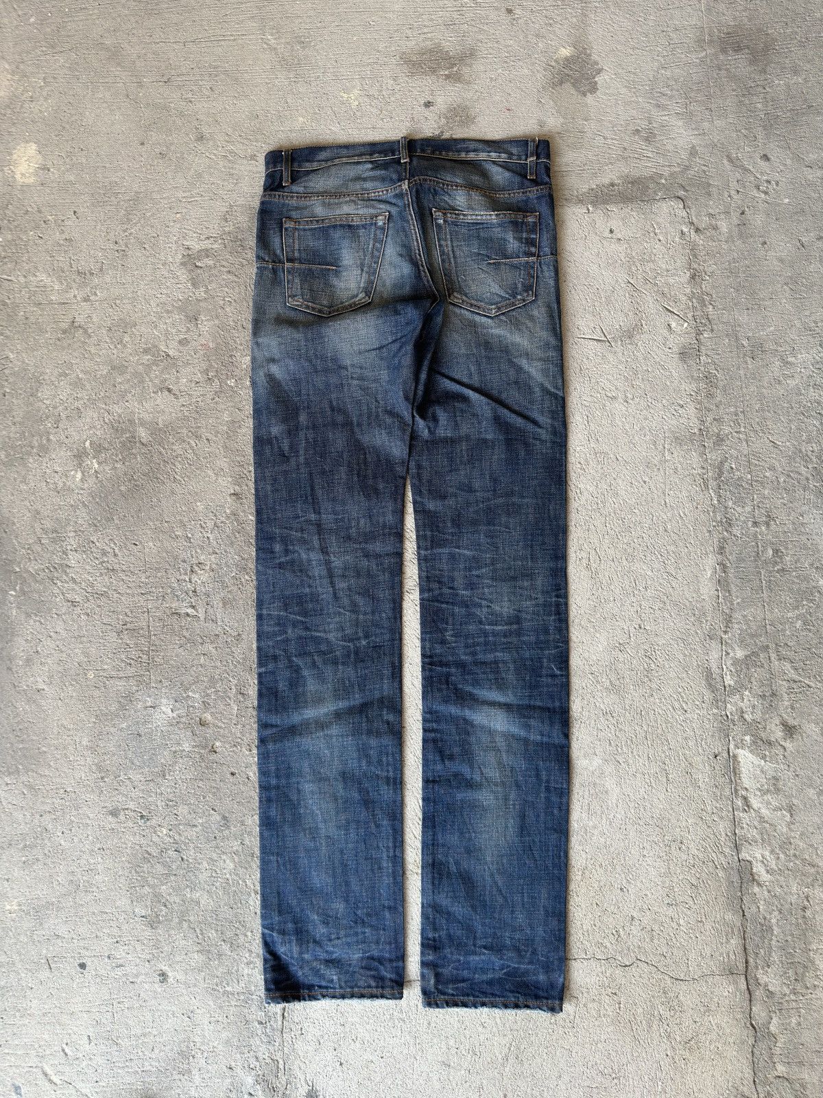 Dior AW10 Dior Homme “Under My Truck” distressed denim jeans Size US 31 - 10 Thumbnail