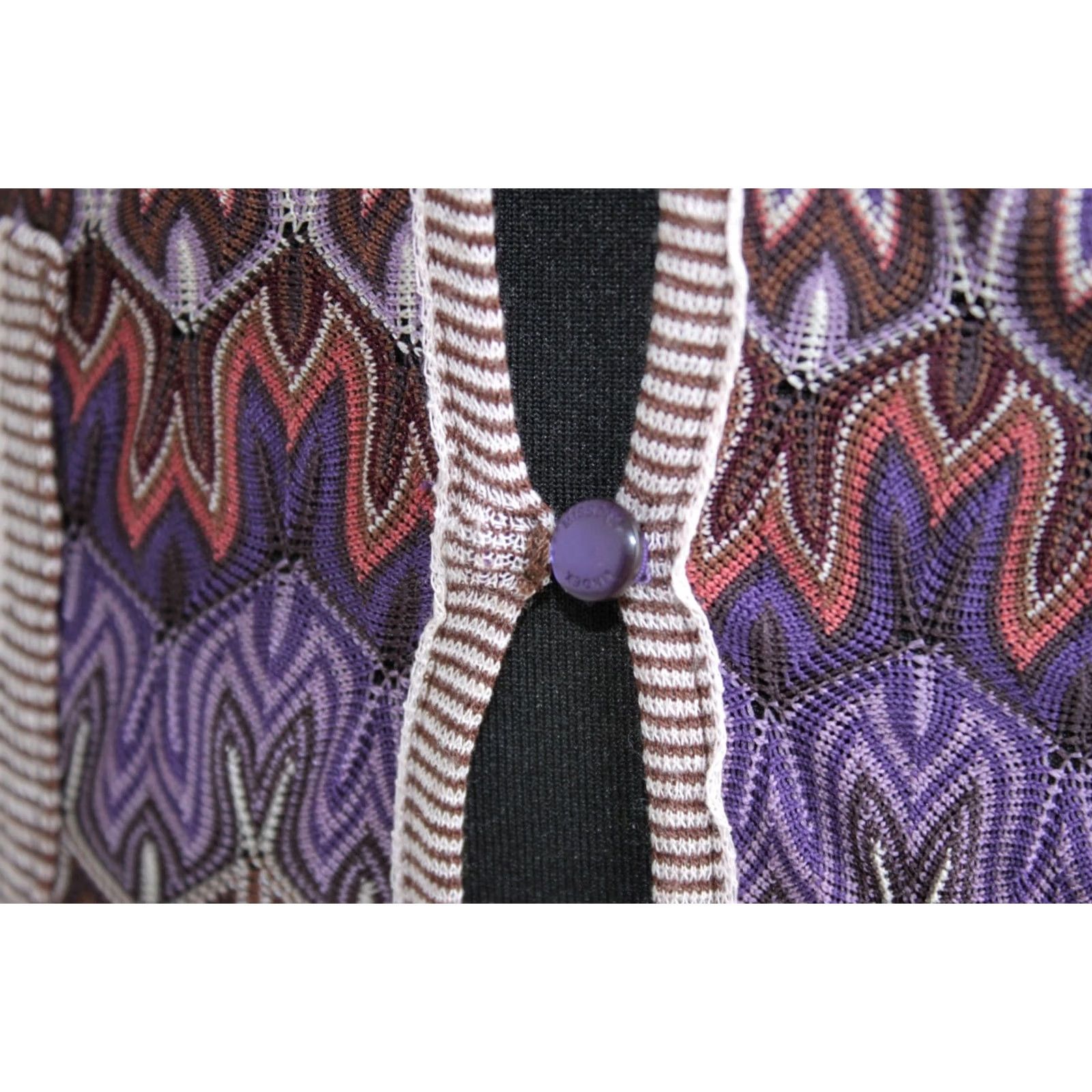 Missoni VINTAGE MISSONI LINDEX womens jumper cardigan XS Cardigan Jumper Womens XS Multicoloured Size XS / US 0-2 / IT 36-38 - 4 Thumbnail