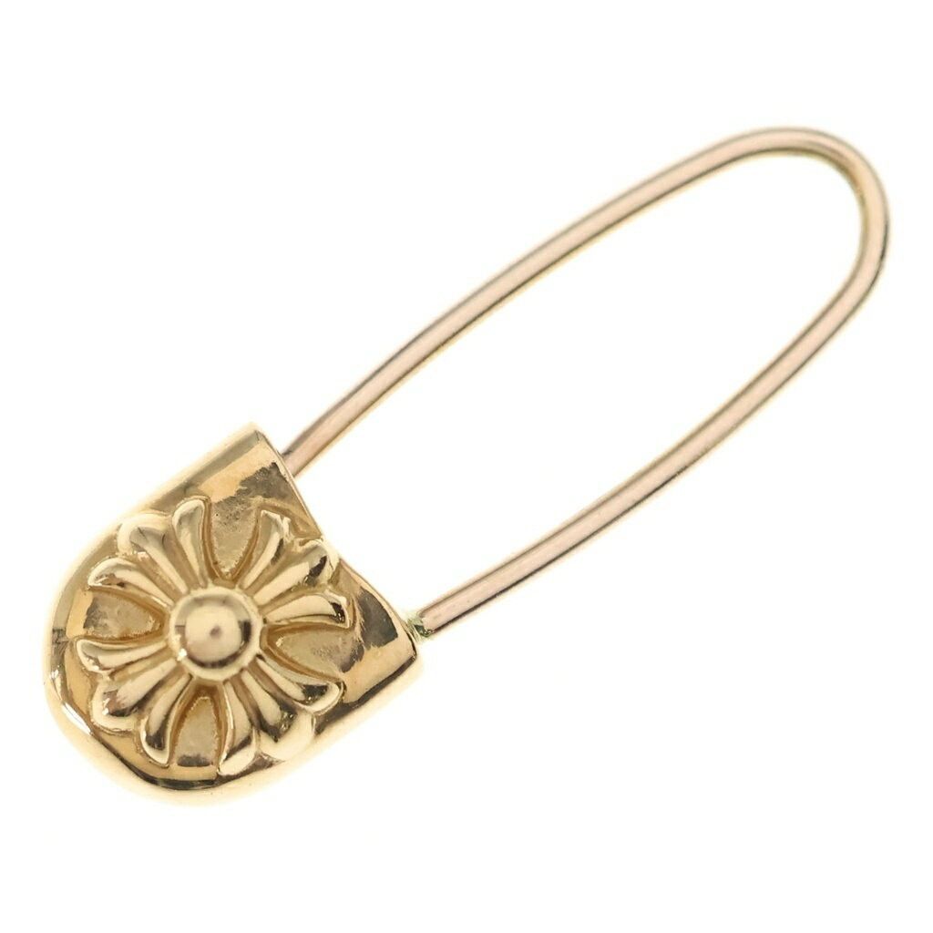 Chrome Hearts Chrome Hearts 22k Gold Safety Pin Earring Size ONE SIZE - 1 Thumbnail