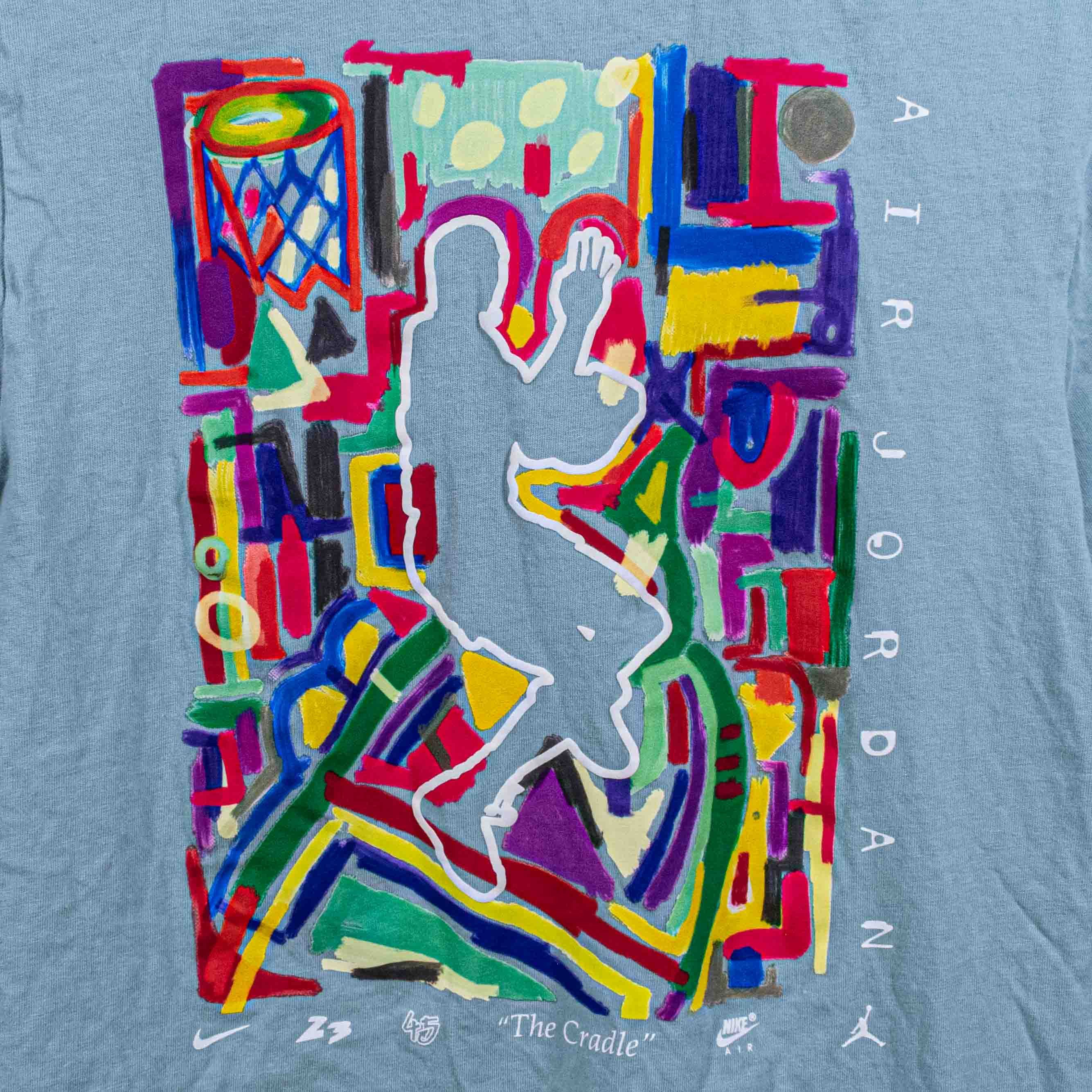 Jordan Brand Air Jordan The Cradle Pop Art T-Shirt Y2K Basketball Size US S / EU 44-46 / 1 - 8 Thumbnail