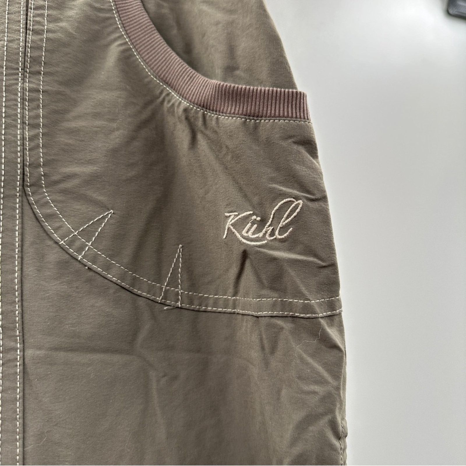 Kuhl Kuhl Durango Side Ruched Skort in Breen Sz 12 Size 34" / US 12 / IT 48 - 3 Thumbnail