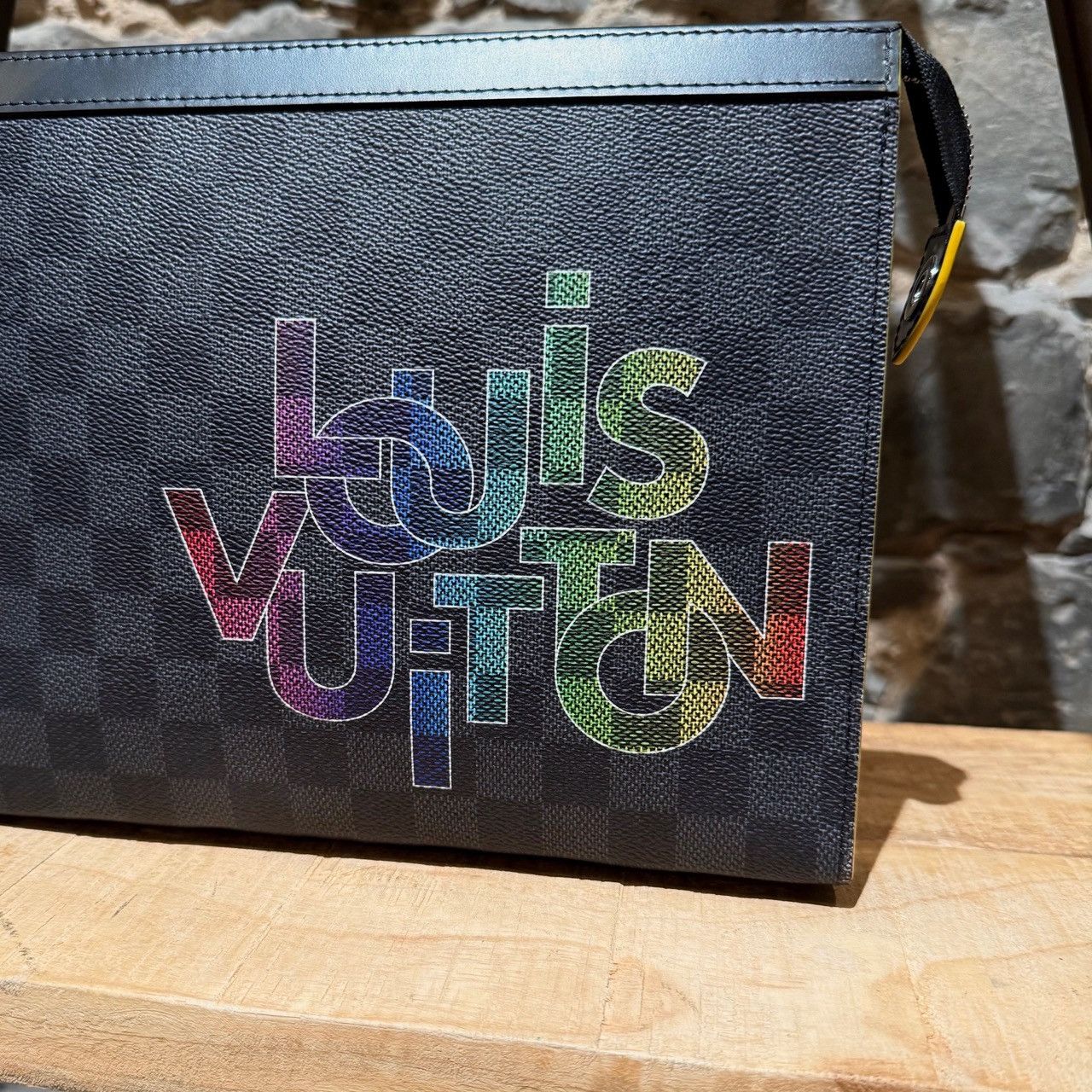Louis Vuitton Louis Vuitton Damier Graphite Rainbow Pochette Voyage MM Size ONE SIZE - 2 Thumbnail