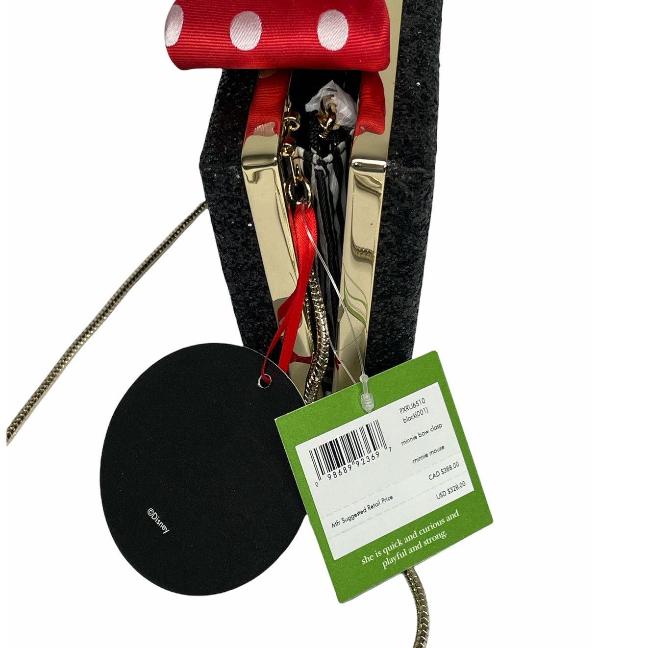 Kate Spade Kate Spade minnie mouse minnie bow clasp Clutch Bag Size ONE SIZE - 10 Thumbnail