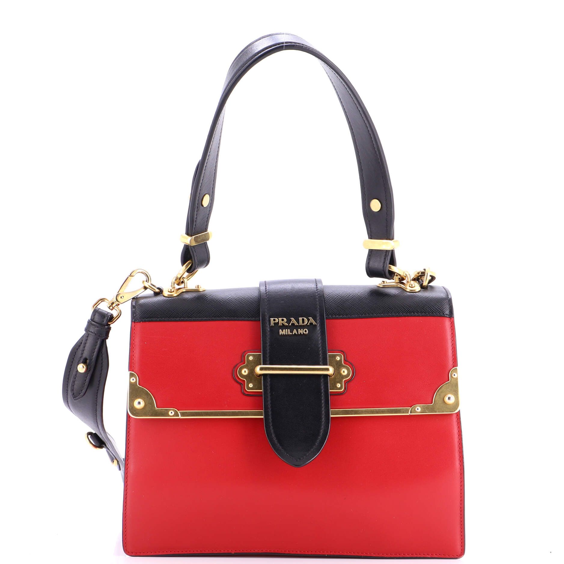 Prada Cahier Convertible Shoulder Bag Size ONE SIZE - 1 Thumbnail