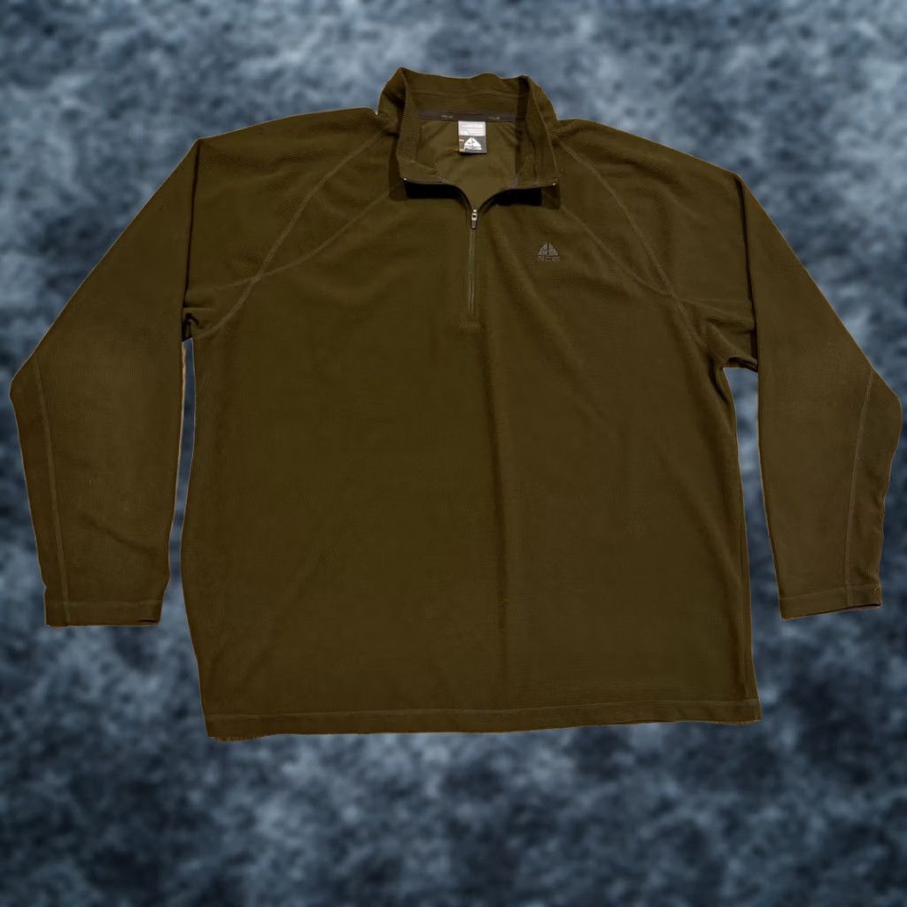 Nike ACG Vtg Nike ACG Pullover Thermal 1/4 Zip Men’s XXL 2XL Y2K Olive Green Base layer Size US XXL / EU 58 / 5 - 1 Thumbnail