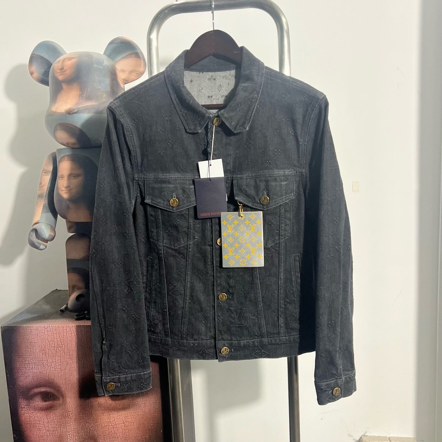 Louis Vuitton Louis Vuitton Denim Black Light Jacket s Men Size US S / EU 44-46 / 1 - 1 Thumbnail