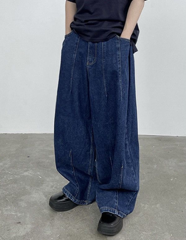 Japanese Brand × Vintage Retro punk balloon baggy loose jeans pants Size US 30 / EU 46 - 2 Thumbnail