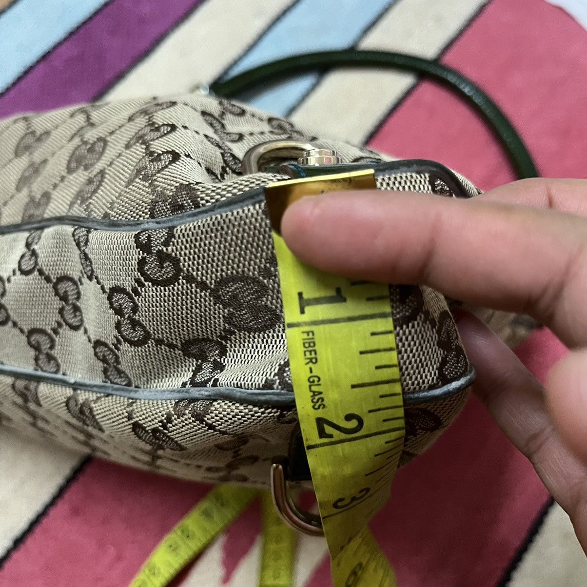 Gucci Authentic Vintage Gucci Brown GG Canvas Abbey Shoulder Bag Size ONE SIZE - 13 Thumbnail