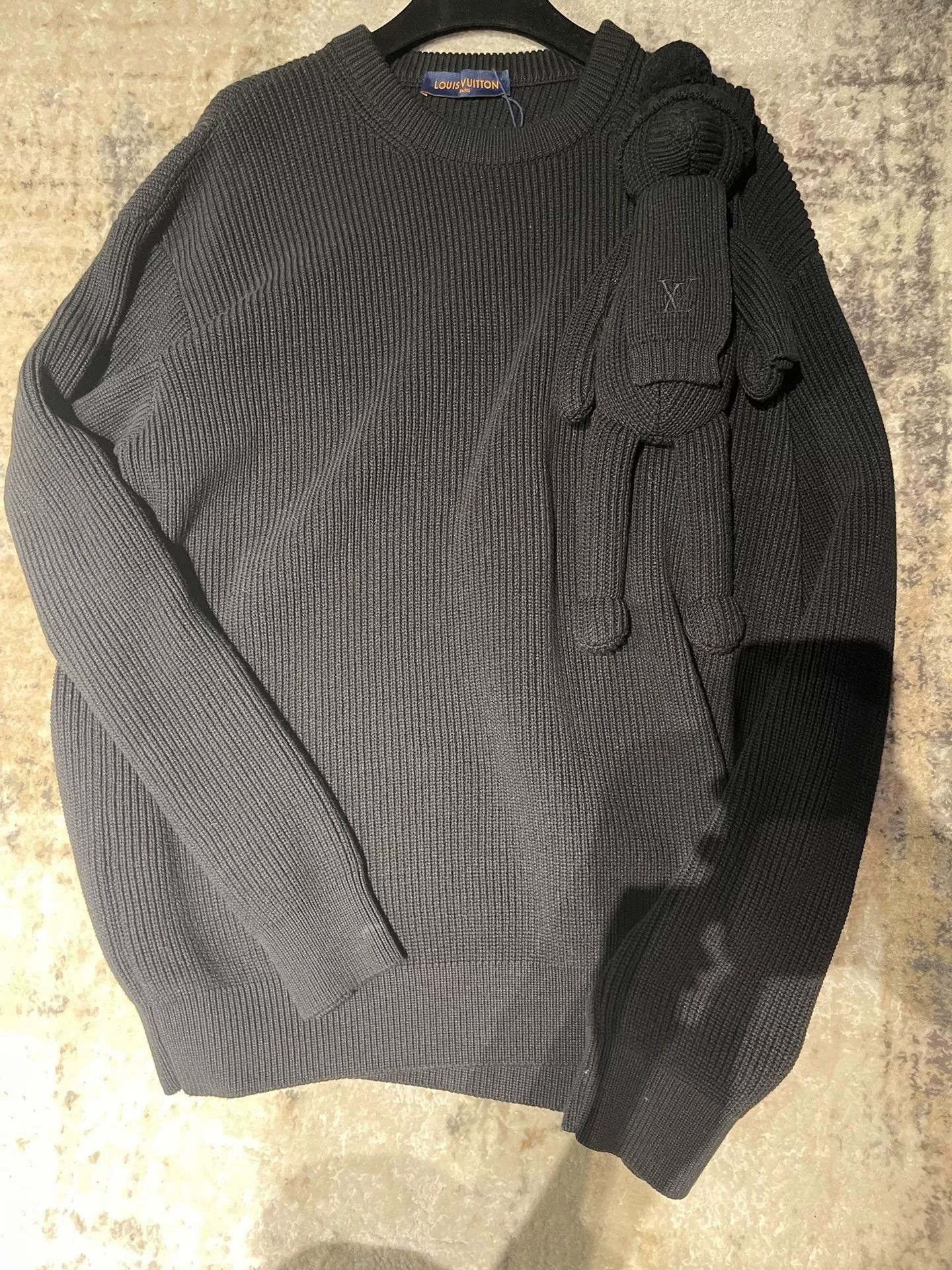 Louis Vuitton gray louis vuitton teddy bear sweater Size US XXL / EU 58 / 5 - 1 Thumbnail