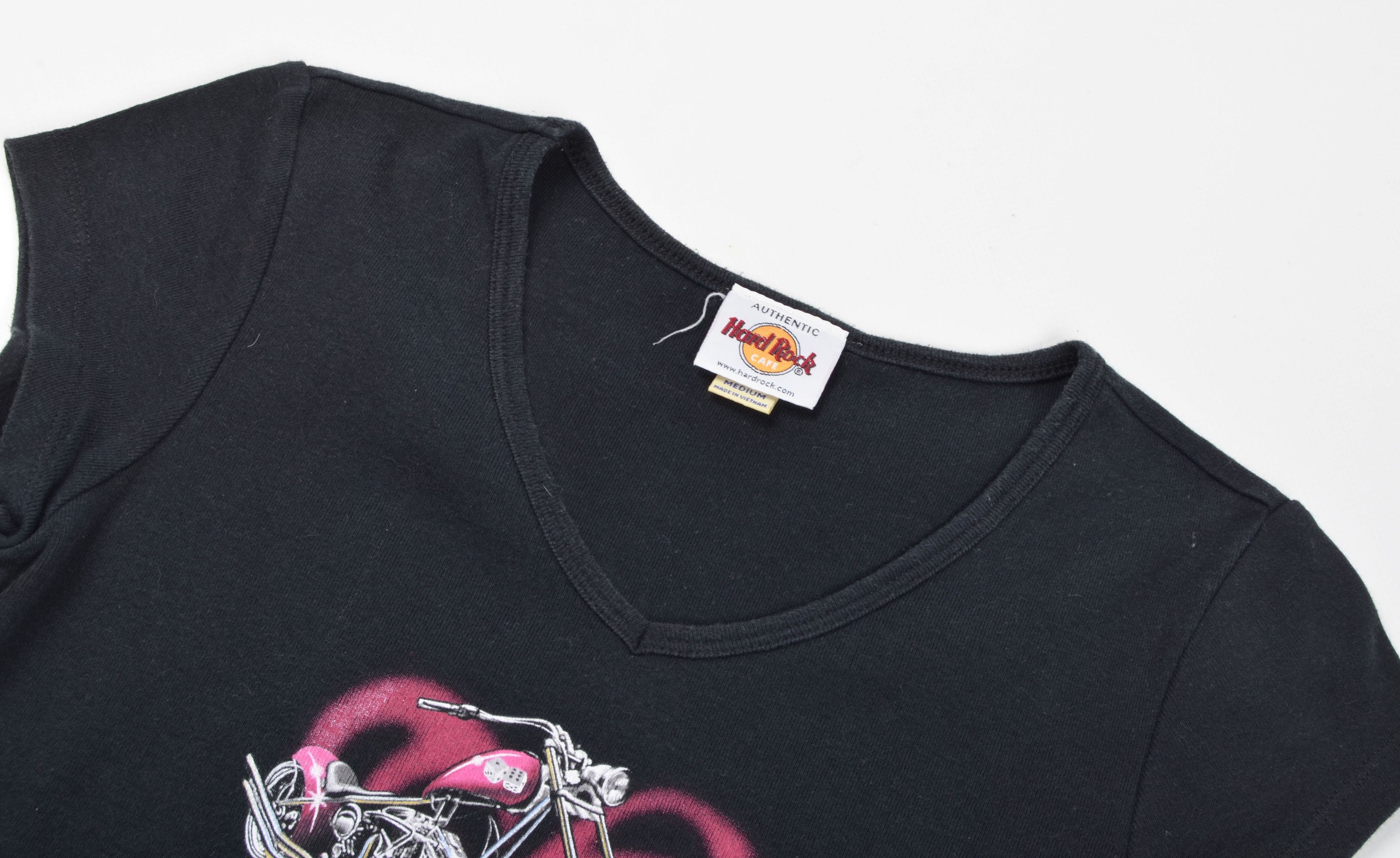 Harley Davidson Vintage Harley Davidson Y2K Cute Coquette V-Neck Top Size M / US 6-8 / IT 42-44 - 2 Thumbnail