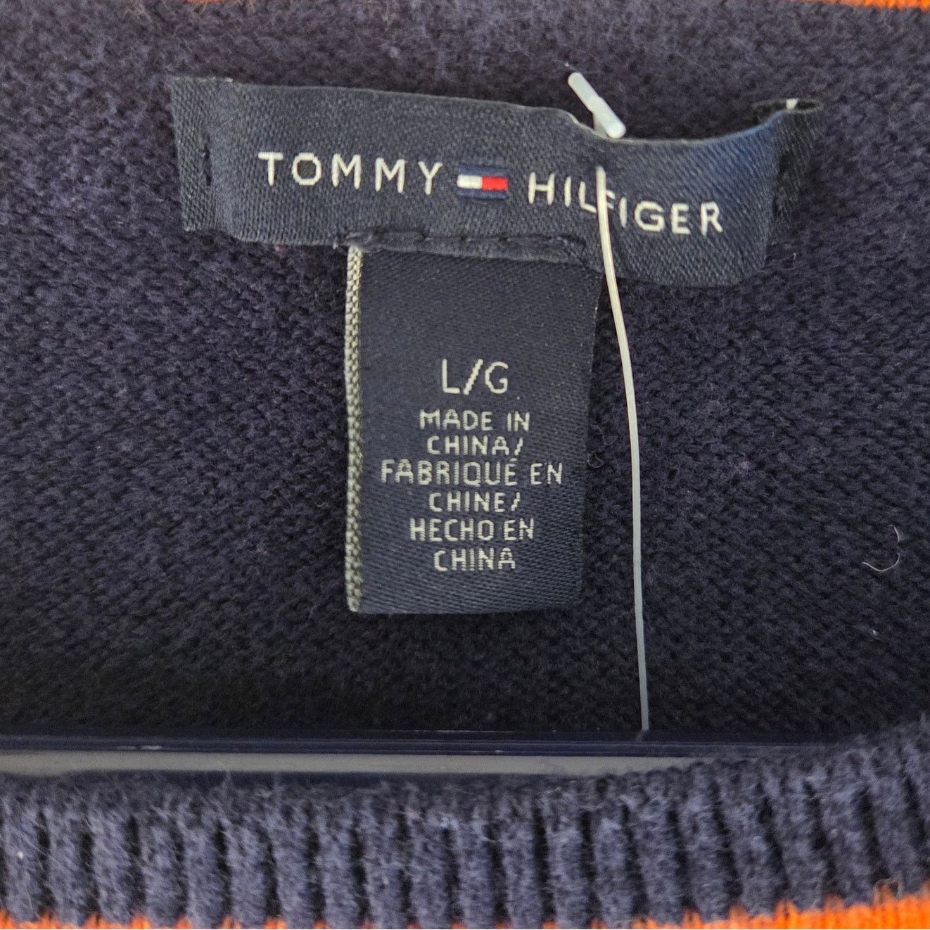 Tommy Hilfiger Chic Tommy Hilfiger Navy Blue Anchor Design Sweater Size L / US 10 / IT 46 - 5 Thumbnail