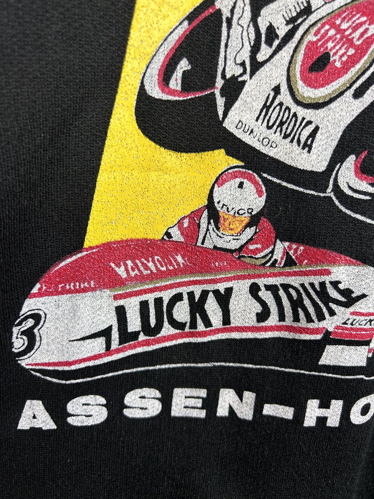 Vintage 80s Vintage 1989 Dutch TT Assen Lucky Strike Racing Sweat Size US XL / EU 56 / 4 - 3 Thumbnail