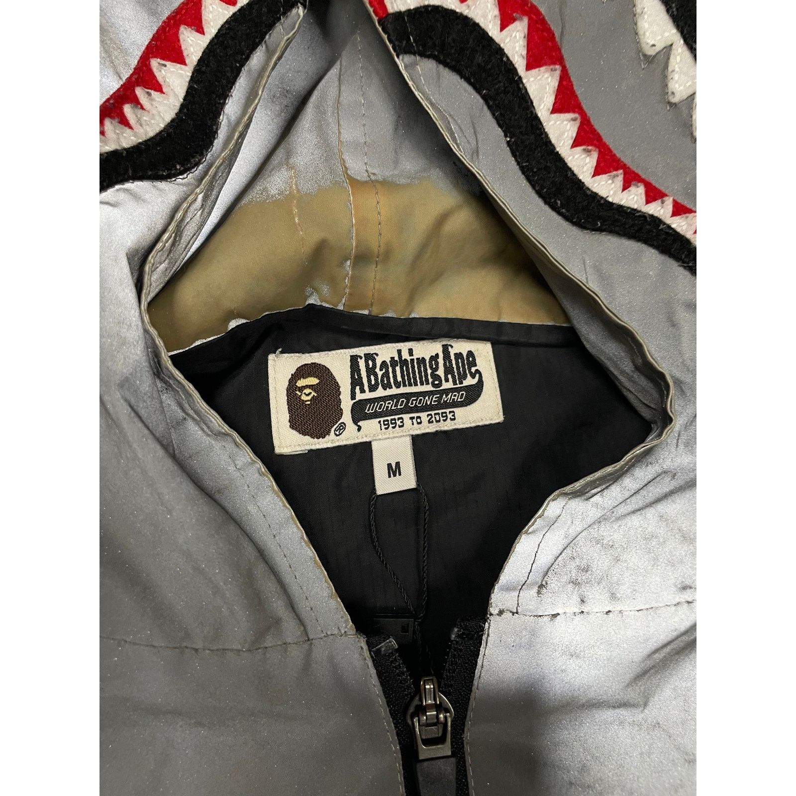 Bape Bape Reflective Zip Up Medium Used Size US M / EU 48-50 / 2 - 2 Thumbnail