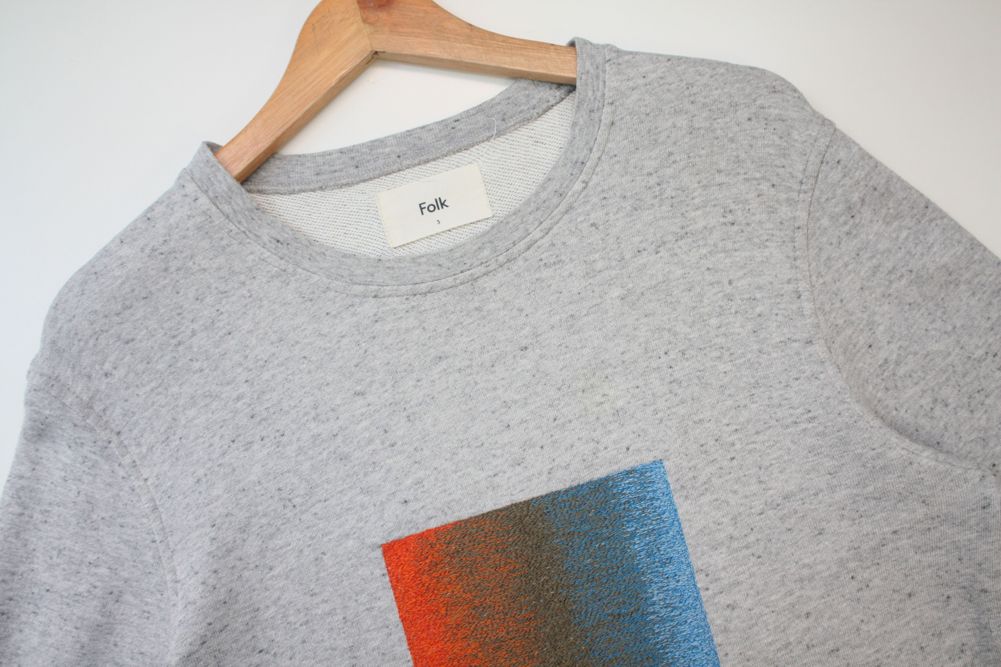 Folk Folk Grey Logo Sweatshirt Men's 3 Size US M / EU 48-50 / 2 - 4 Thumbnail
