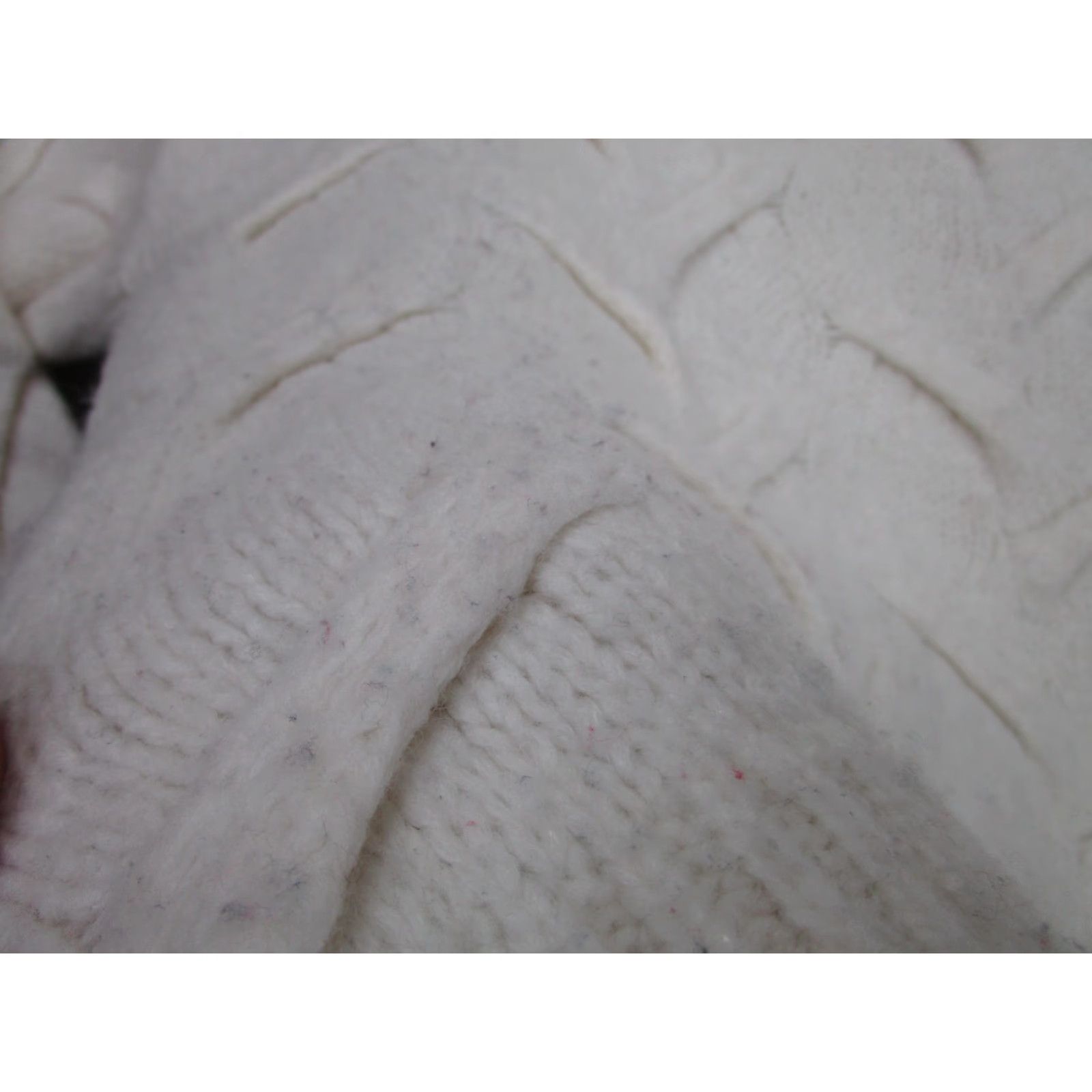 Madewell Madewell Sweater Womens Small White Turtleneck Chunky Cable Knit Pullover Size S / US 4 / IT 40 - 7 Thumbnail