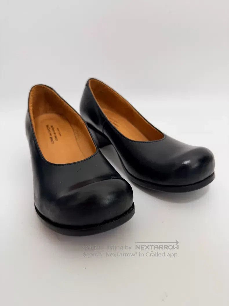Comme des Garcons Comme des Garcons Black Leather Shoes Size US 7.5 / IT 37.5 - 1 Thumbnail