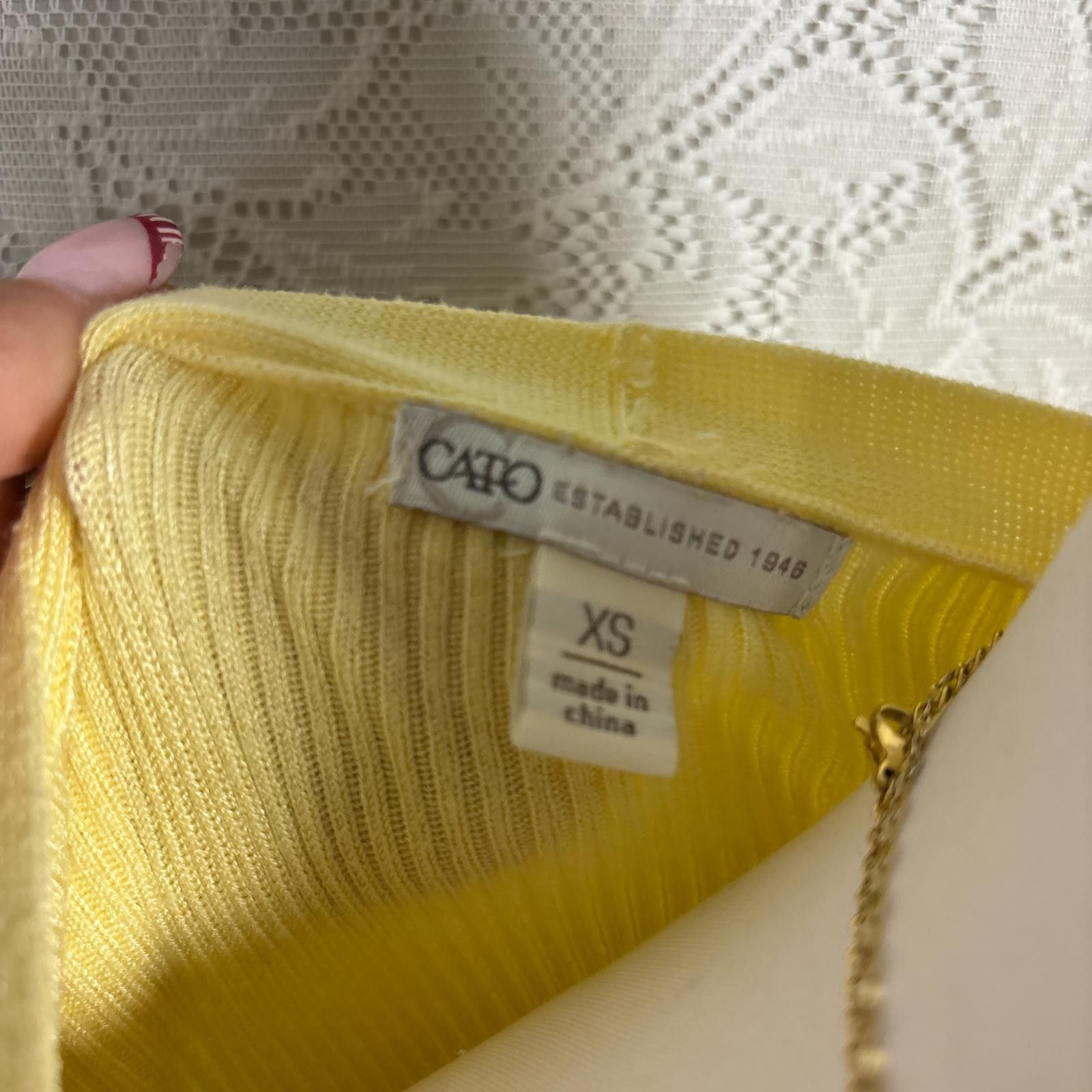 Cartoon Network vintage pastel pale yellow layering cardigan Size XS / US 0-2 / IT 36-38 - 3 Thumbnail