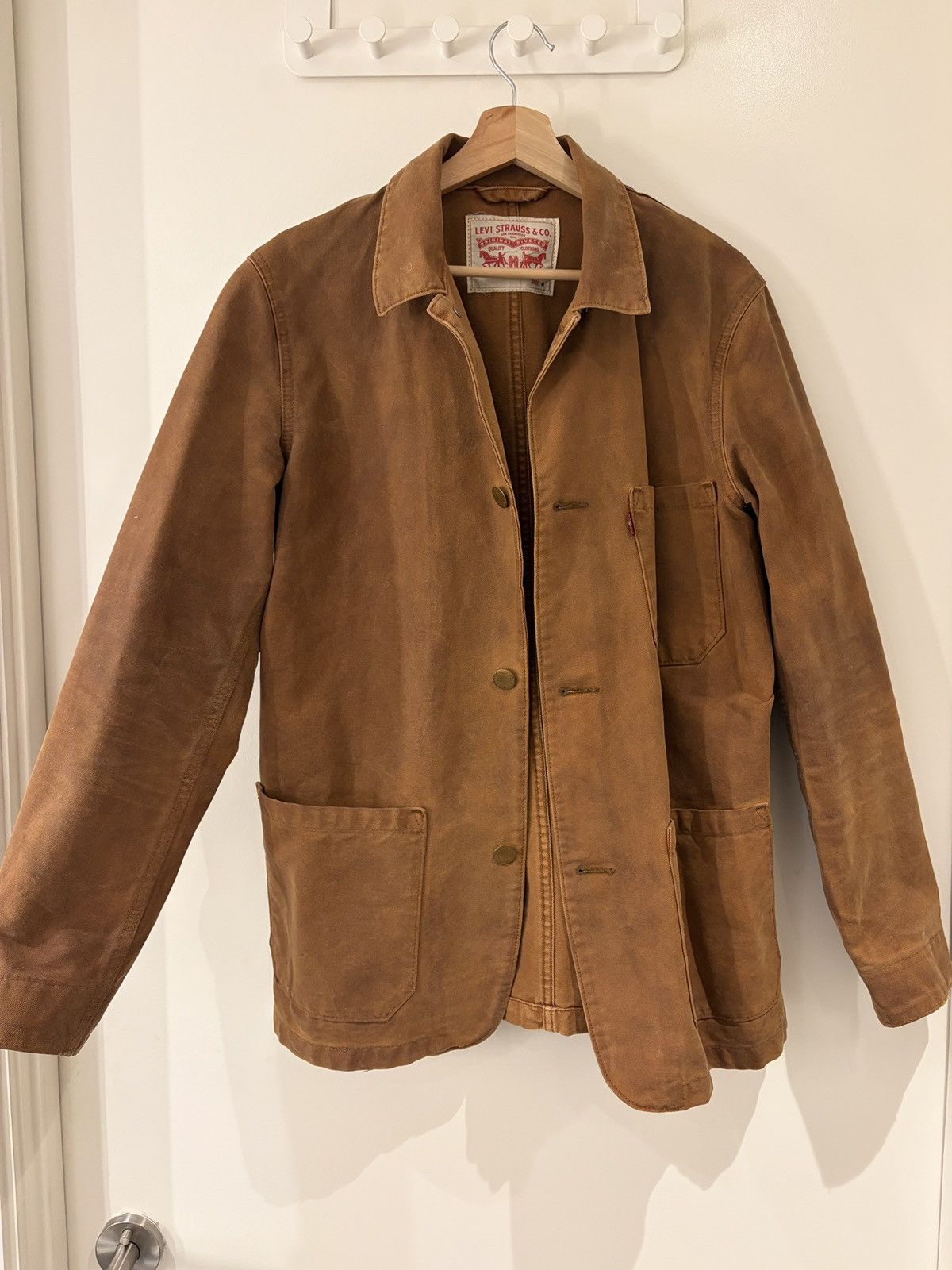 Levi's Levi’s Strauss & Co. Chore Coat — Tan Canvas Size US M / EU 48-50 / 2 - 1 Thumbnail