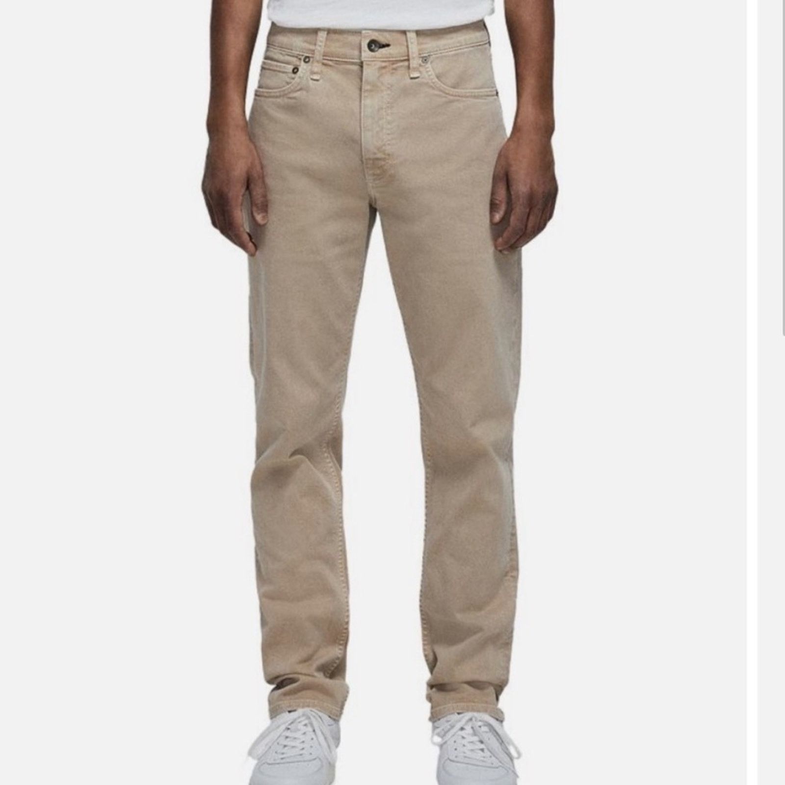 Rag & Bone Rag & Bone Standard Issue Fit 2 Slim Leg Pants Stone Size 36 Size US 36 / EU 52 - 1 Thumbnail