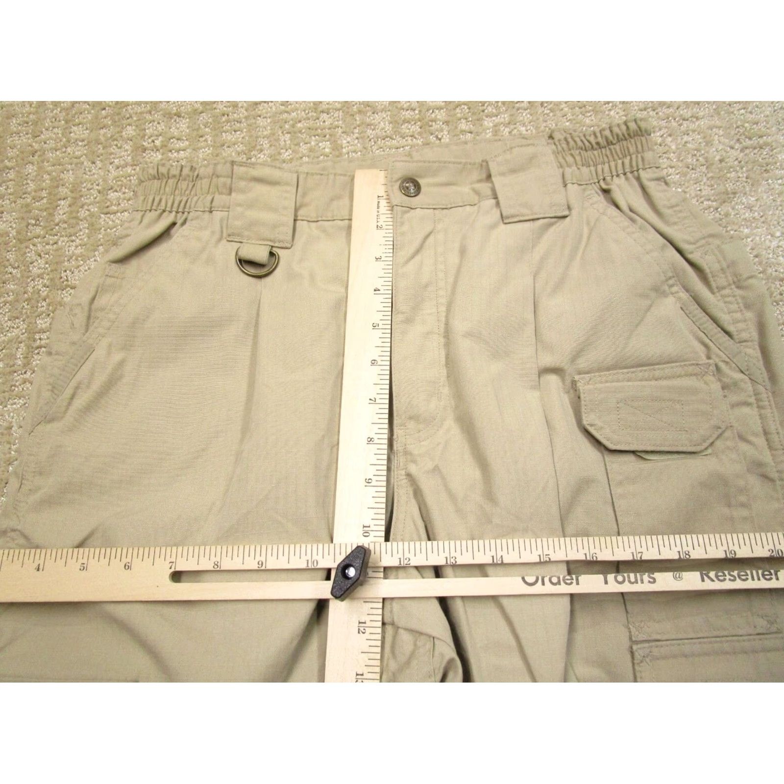 Propper Propper Pants Men Cargo Pants 32x34 Brown Tan Canvas Cotton Polyester Relaxed Straight Front Jeans style Casual Workwear Size US 32 / EU 48 - 6 Thumbnail