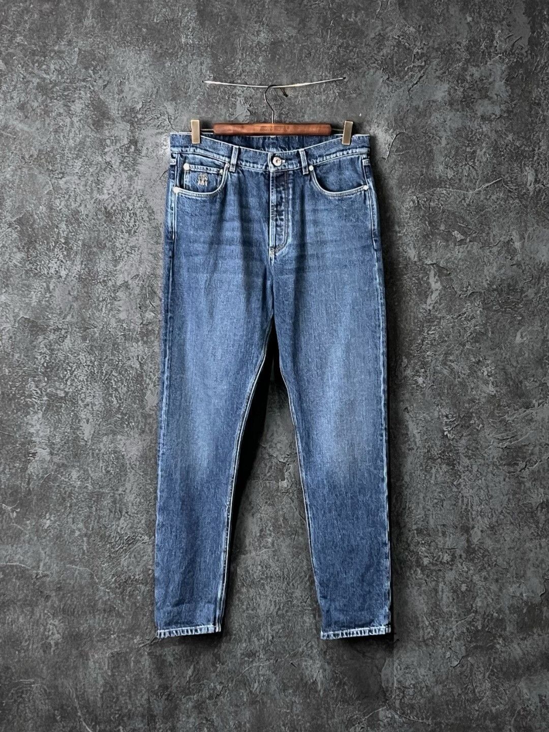 Brunello Cucinelli Brunello Cucinelli Denim Cotton Blue Denim Jeans 32 Men Size US 32 / EU 48 - 1 Thumbnail