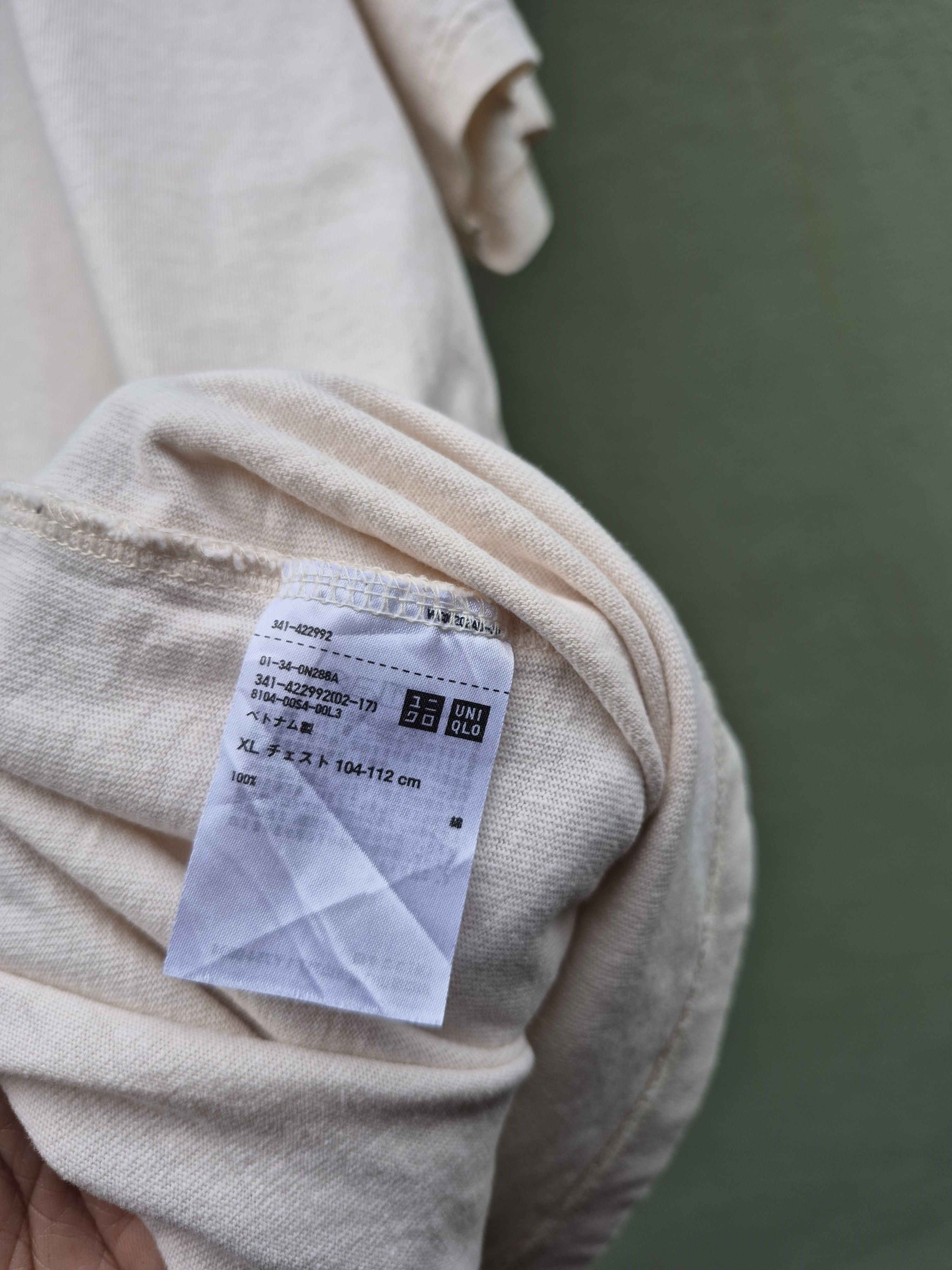 Japanese Brand 🔥 Uniqlo U Lemaire Plain Basic Essentials Tee Size US XL / EU 56 / 4 - 7 Thumbnail