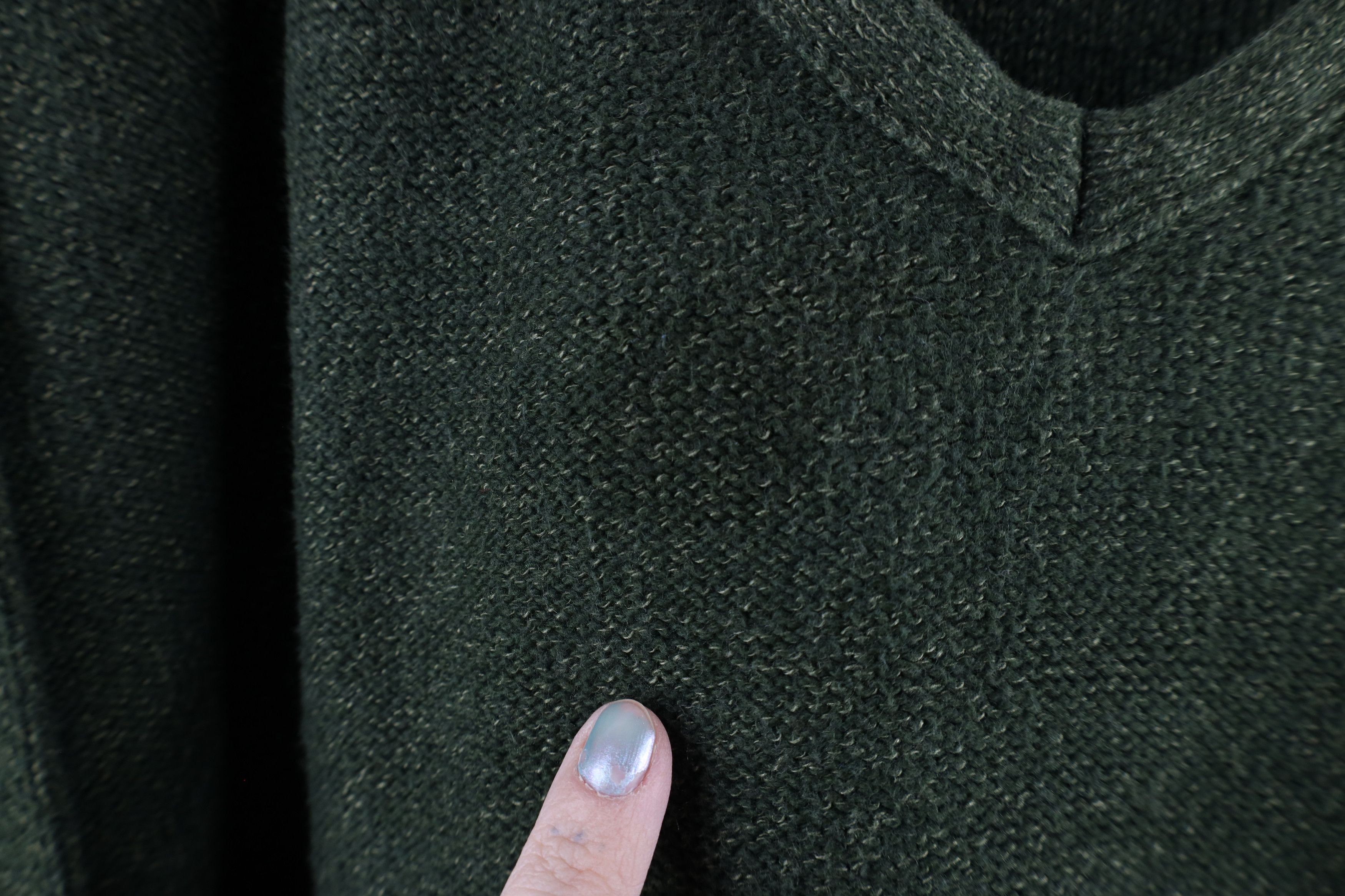 Vintage Vintage 90s Streetwear Boxy Fit Marled Knit Sweater Green Size US XXL / EU 58 / 5 - 4 Thumbnail